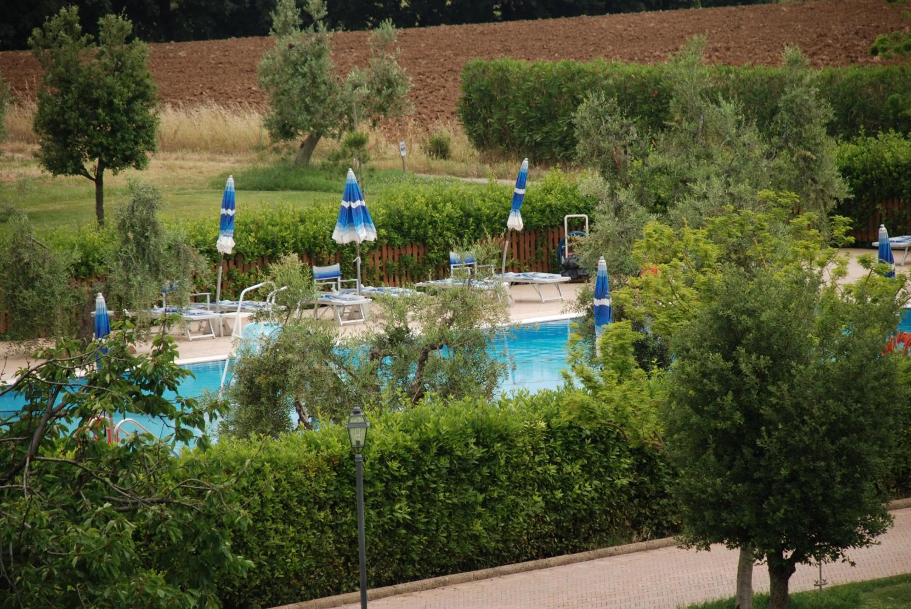 Pool view in Antico Podere San Francesco