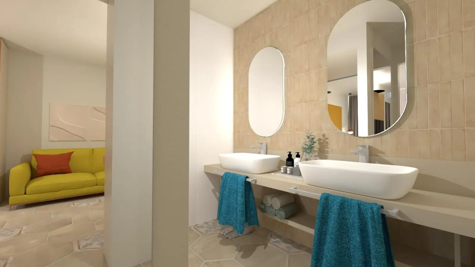 Bathroom in Antico Podere San Francesco