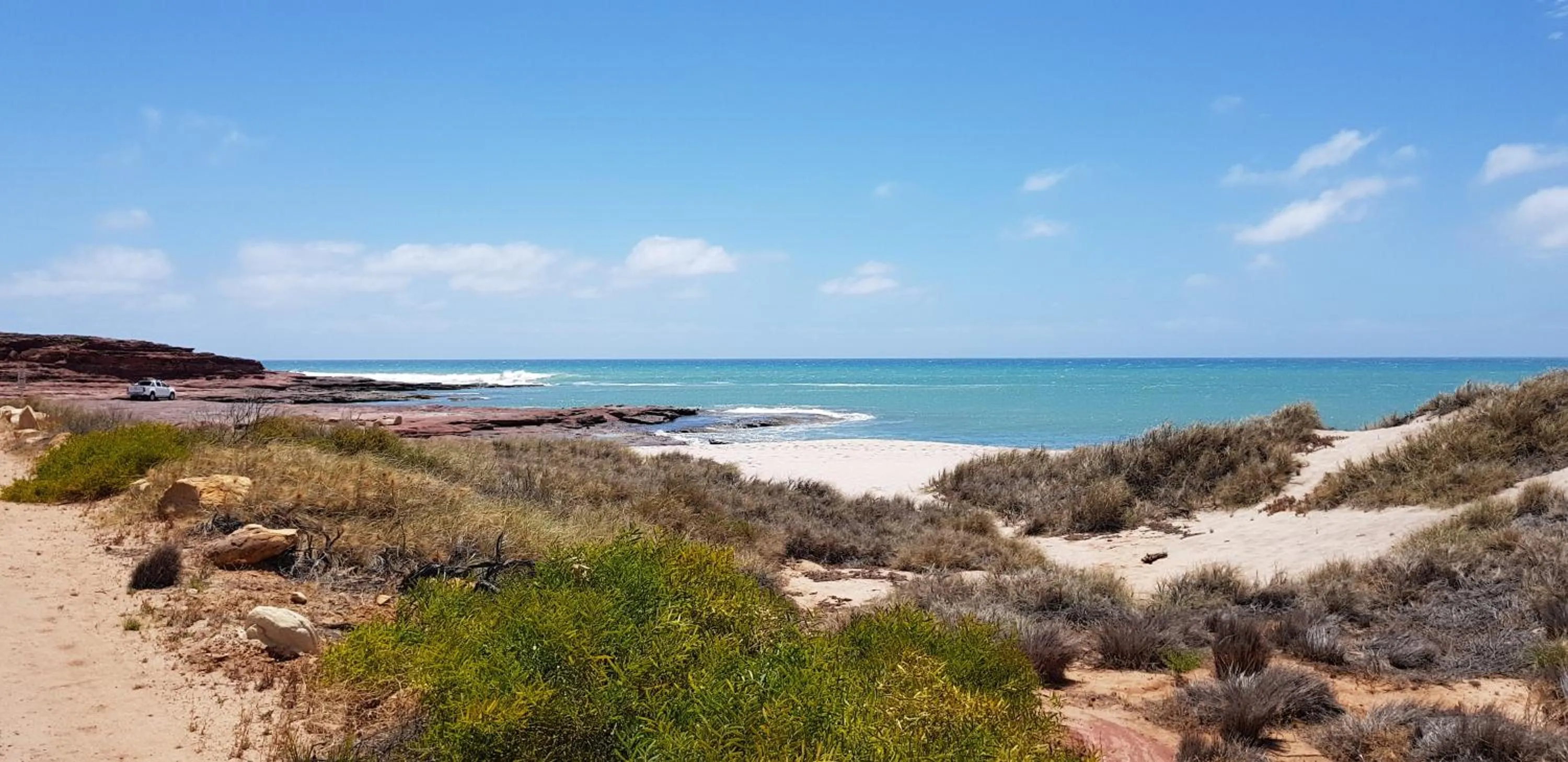 Natural landscape in Kalbarri Red Bluff Tourist Park