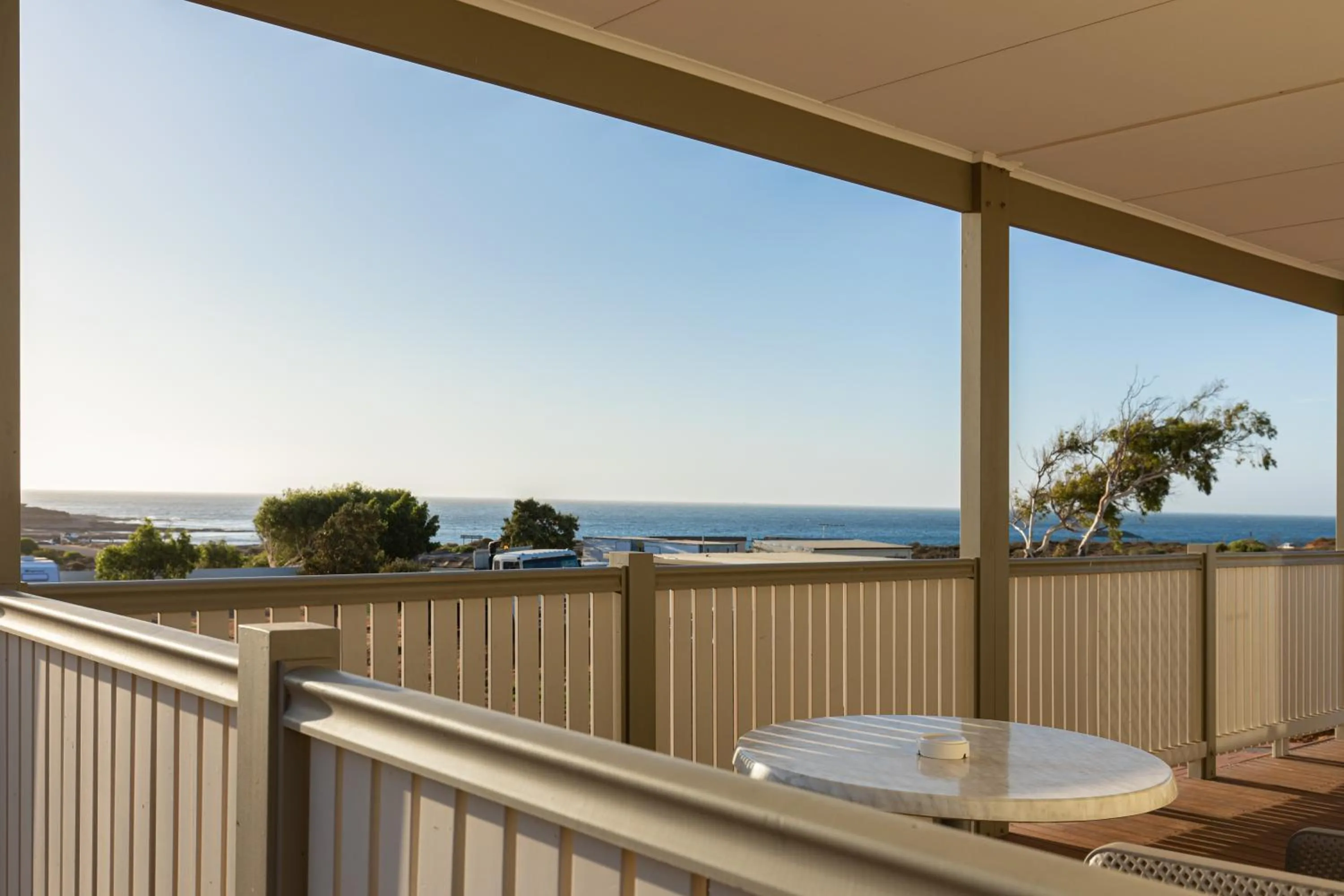 Balcony/Terrace in Kalbarri Red Bluff Tourist Park