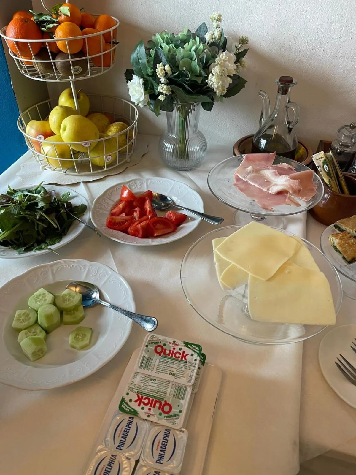 Breakfast in Quattro Gigli Hotel
