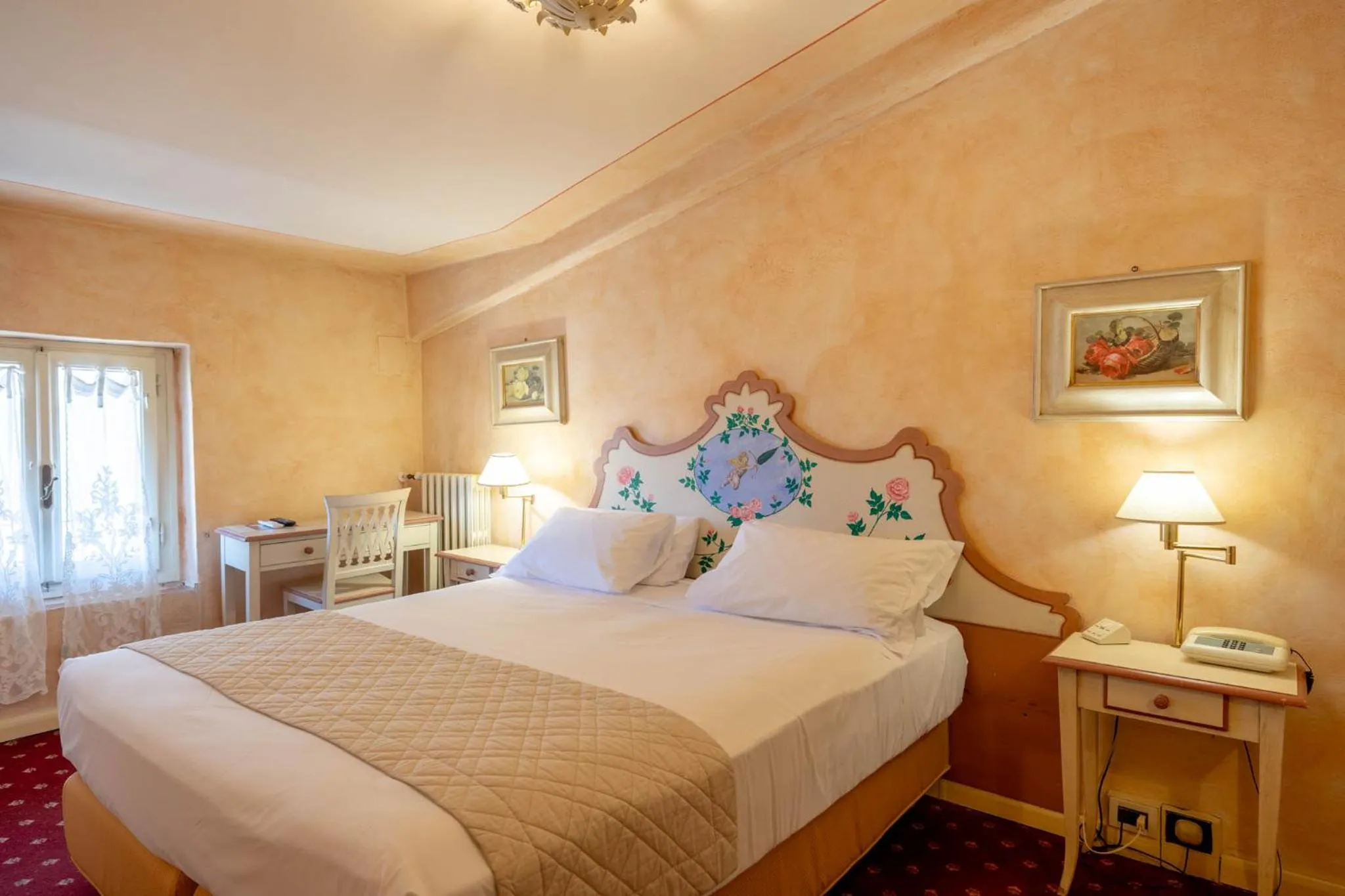 Bed in Quattro Gigli Hotel