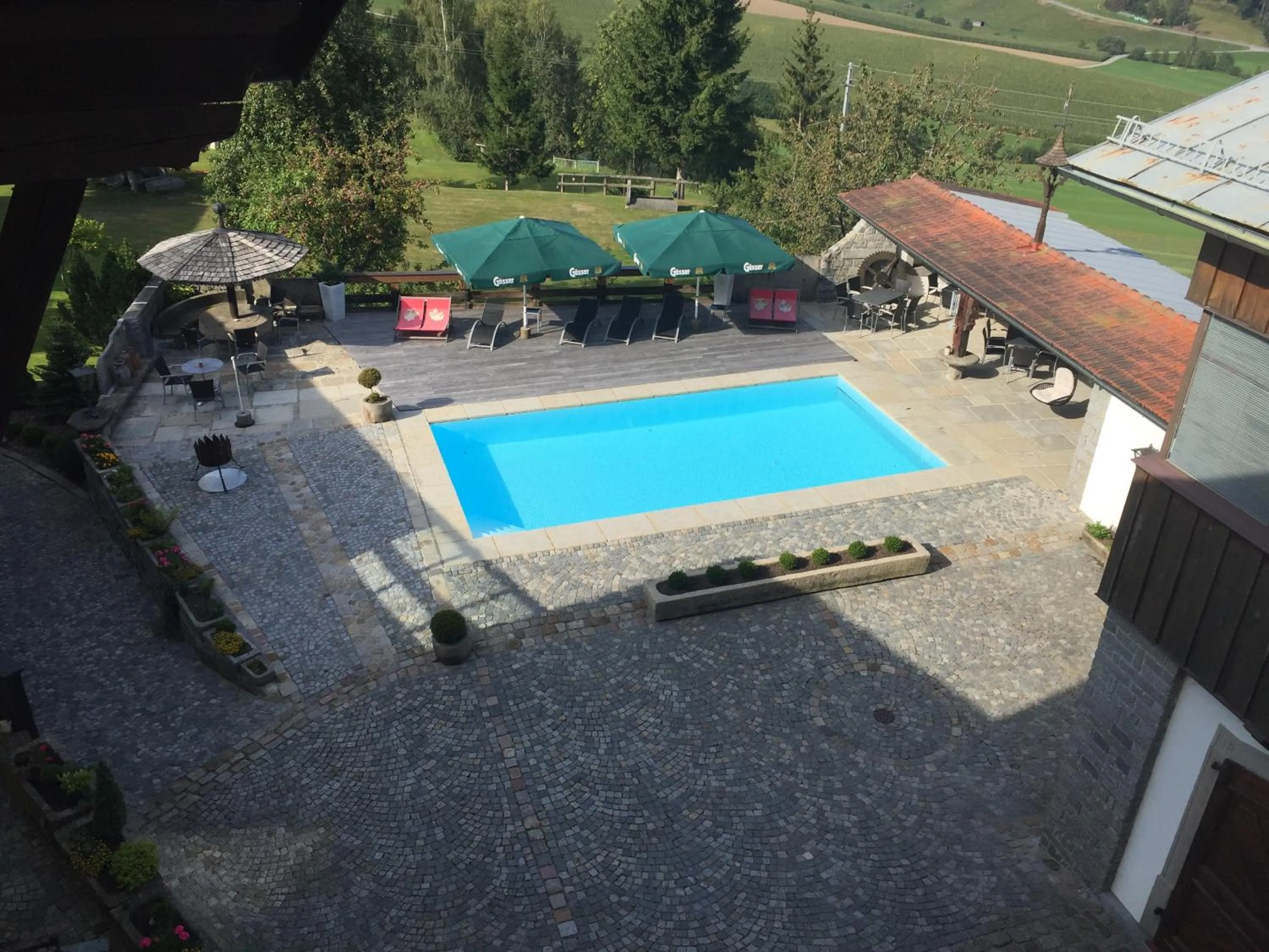 Swimming pool in Gasthof Post