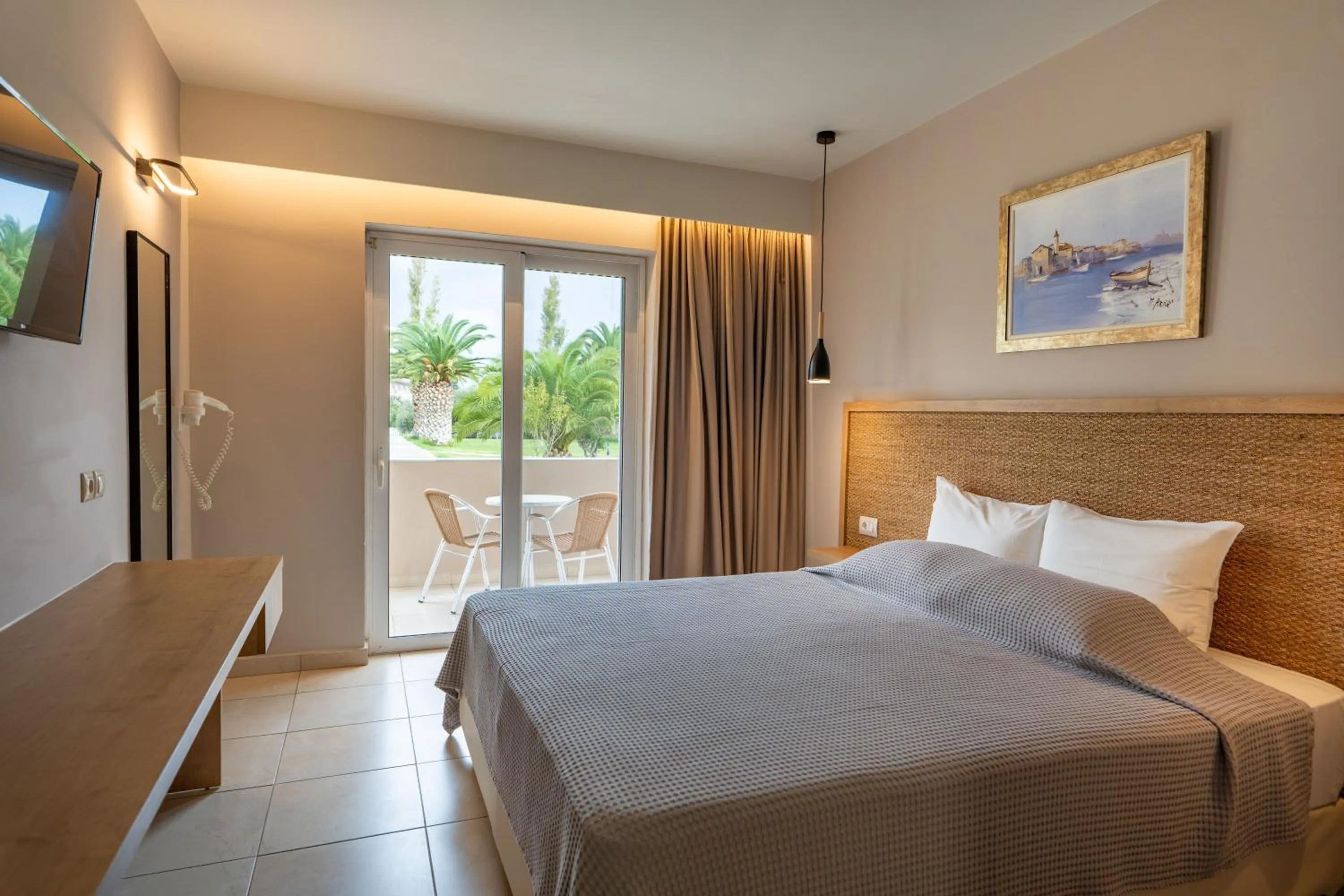 Bed in Hotel Esperia