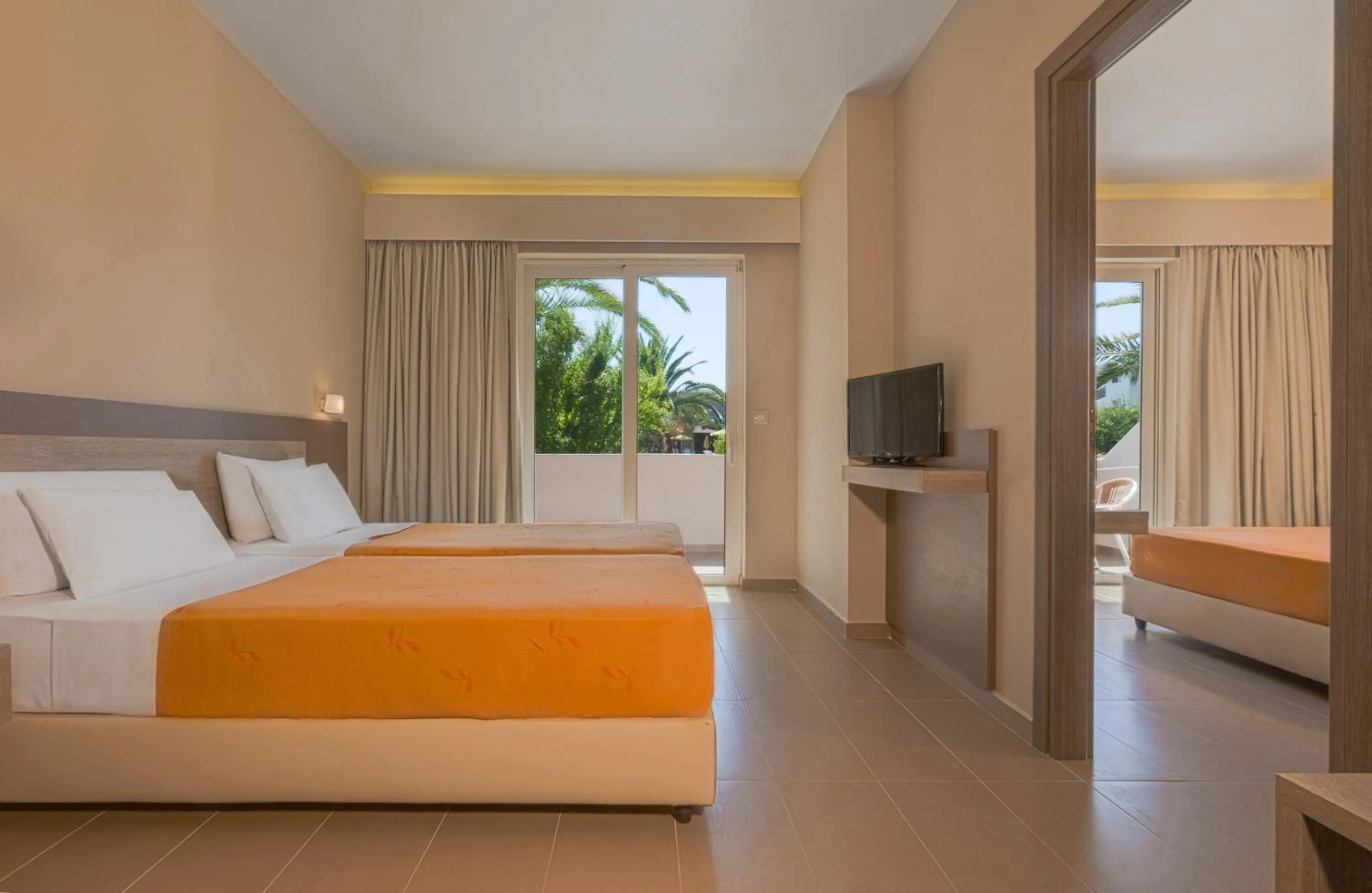 Bed in Hotel Esperia