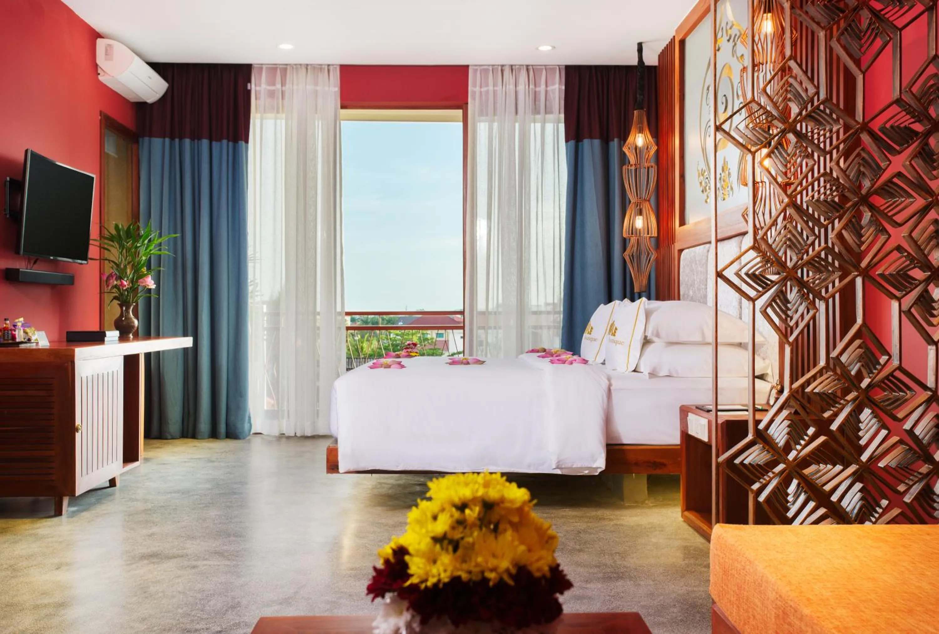 Bedroom in Golden Temple Boutique