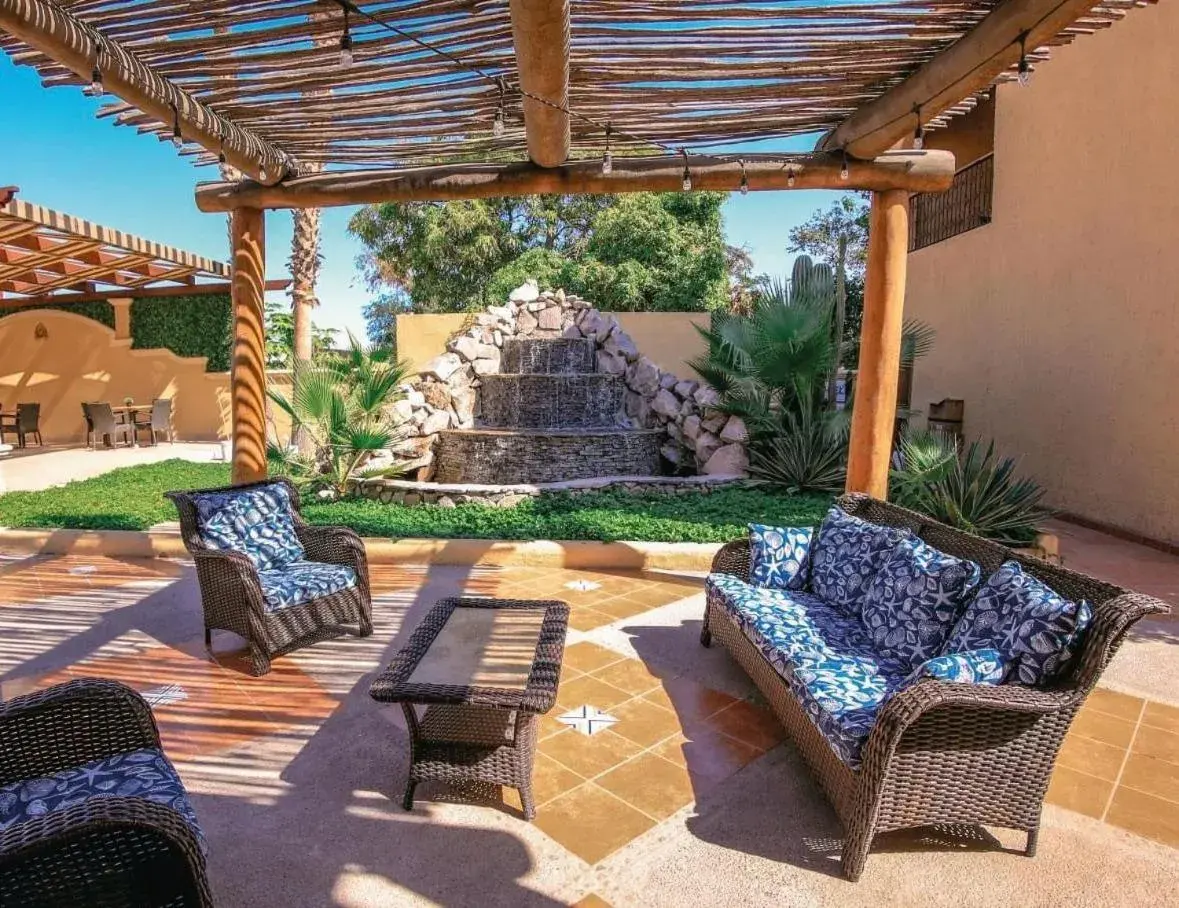 Living room in Hacienda Suites Loreto Living room in Hacienda Suites Loreto