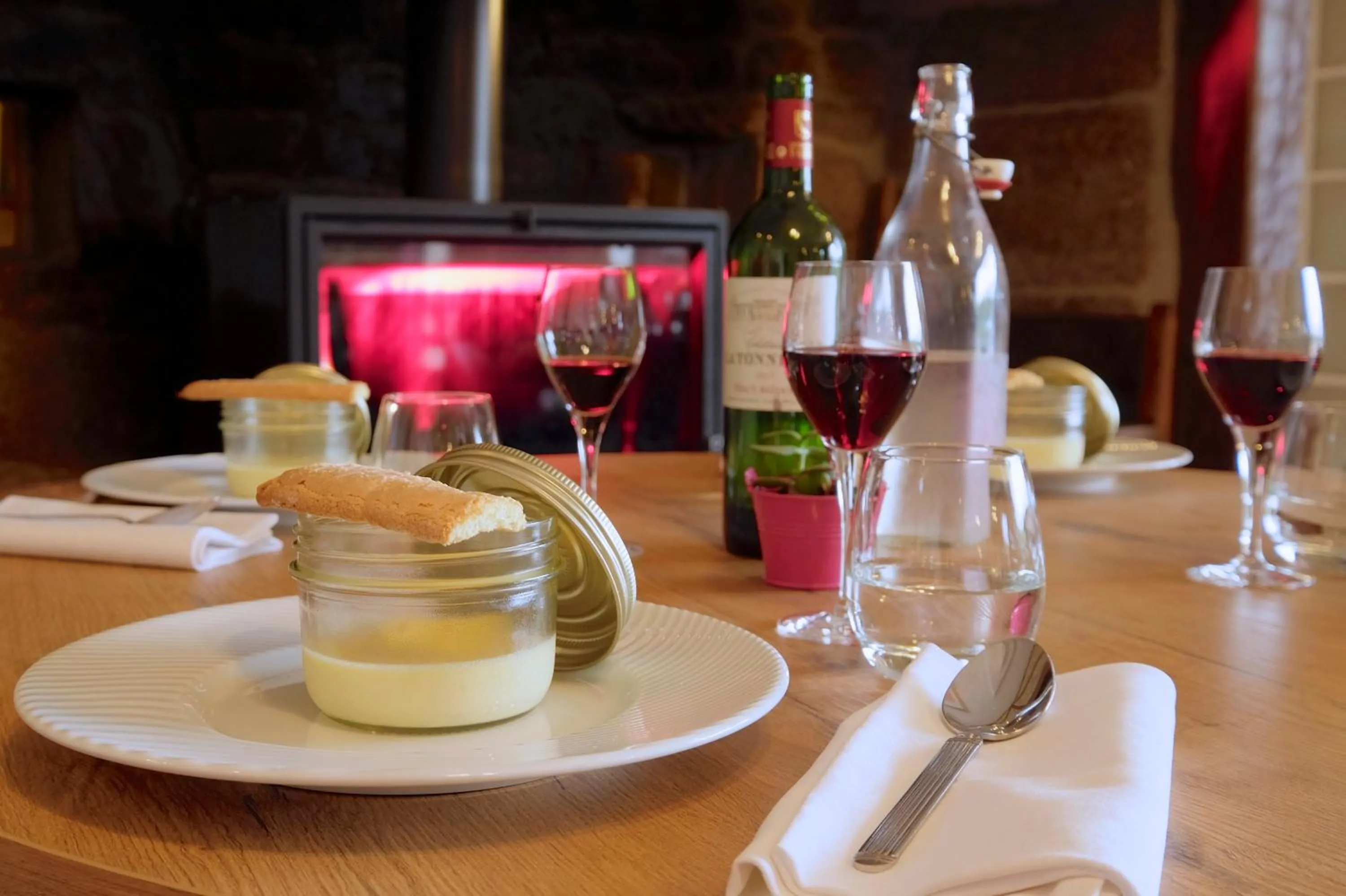 Food close-up in Logis Hotel Le Relais du Teulet