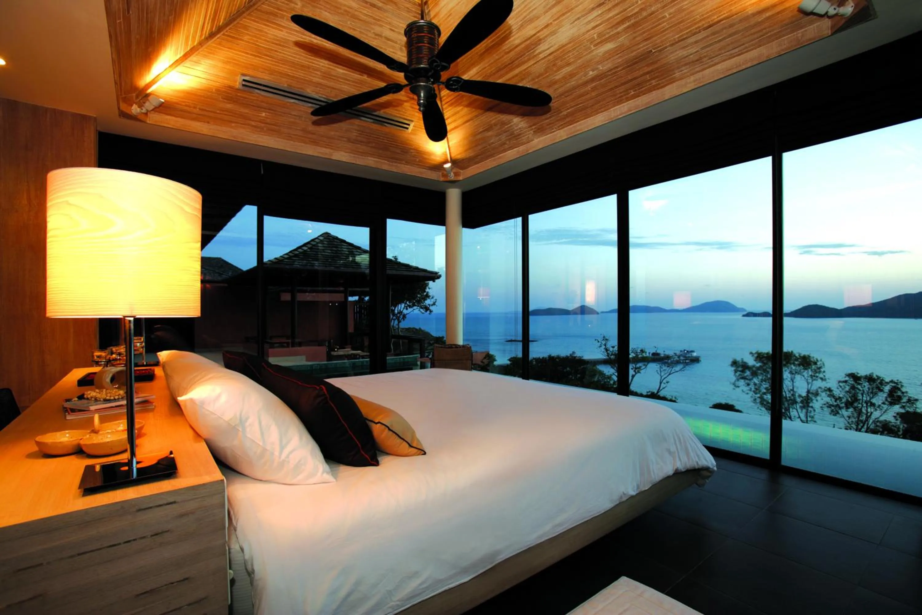 Bed in Sri Panwa Phuket Luxury Pool Villa Hotel - SHA Plus