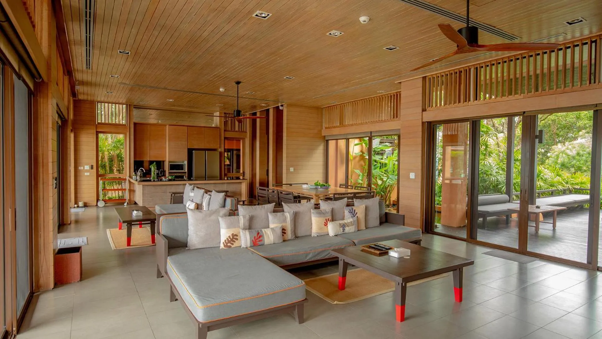 Seating area in Sri Panwa Phuket Luxury Pool Villa Hotel - SHA Plus