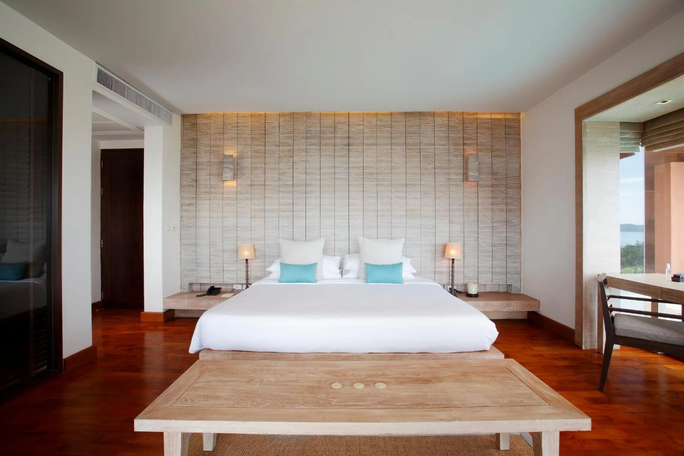 Bedroom, Bed in Sri Panwa Phuket Luxury Pool Villa Hotel - SHA Plus