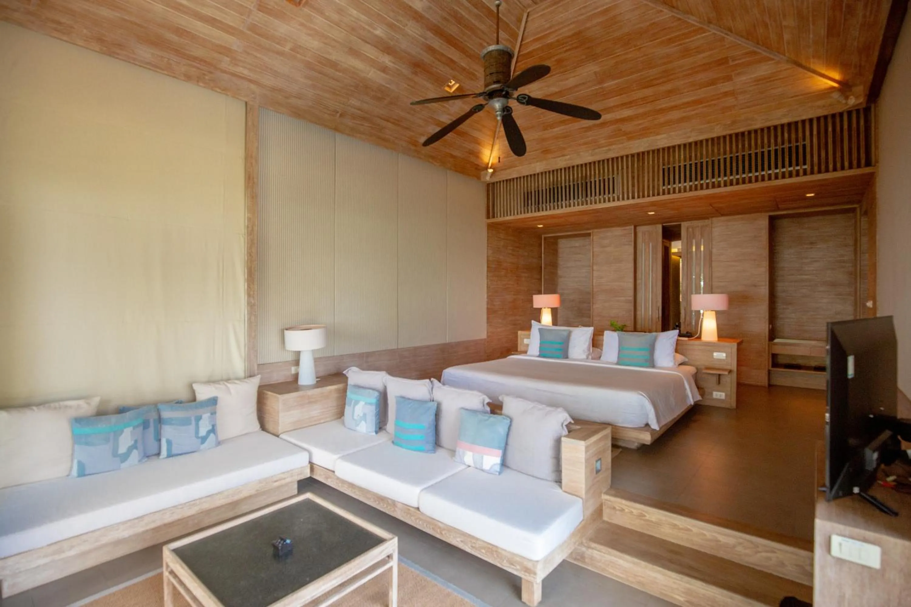 Bed in Sri Panwa Phuket Luxury Pool Villa Hotel - SHA Plus