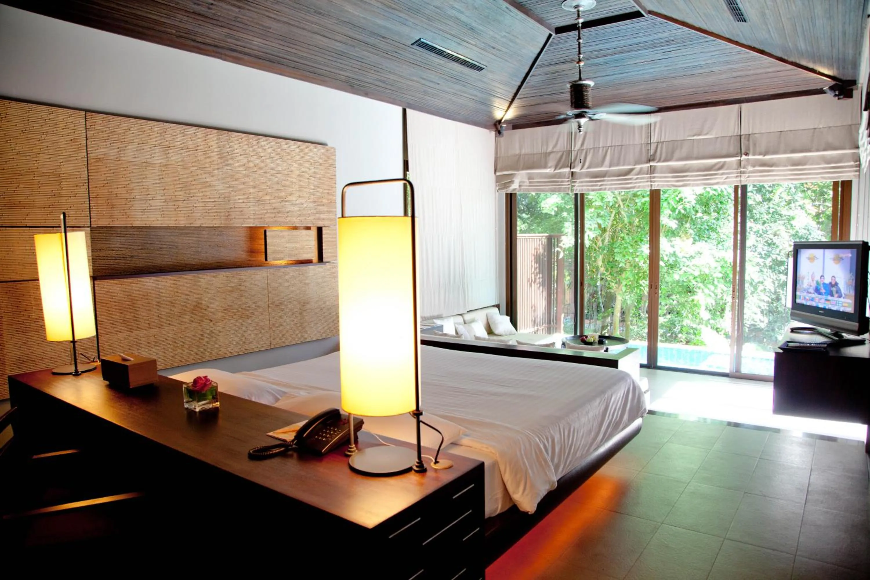 Bed in Sri Panwa Phuket Luxury Pool Villa Hotel - SHA Plus