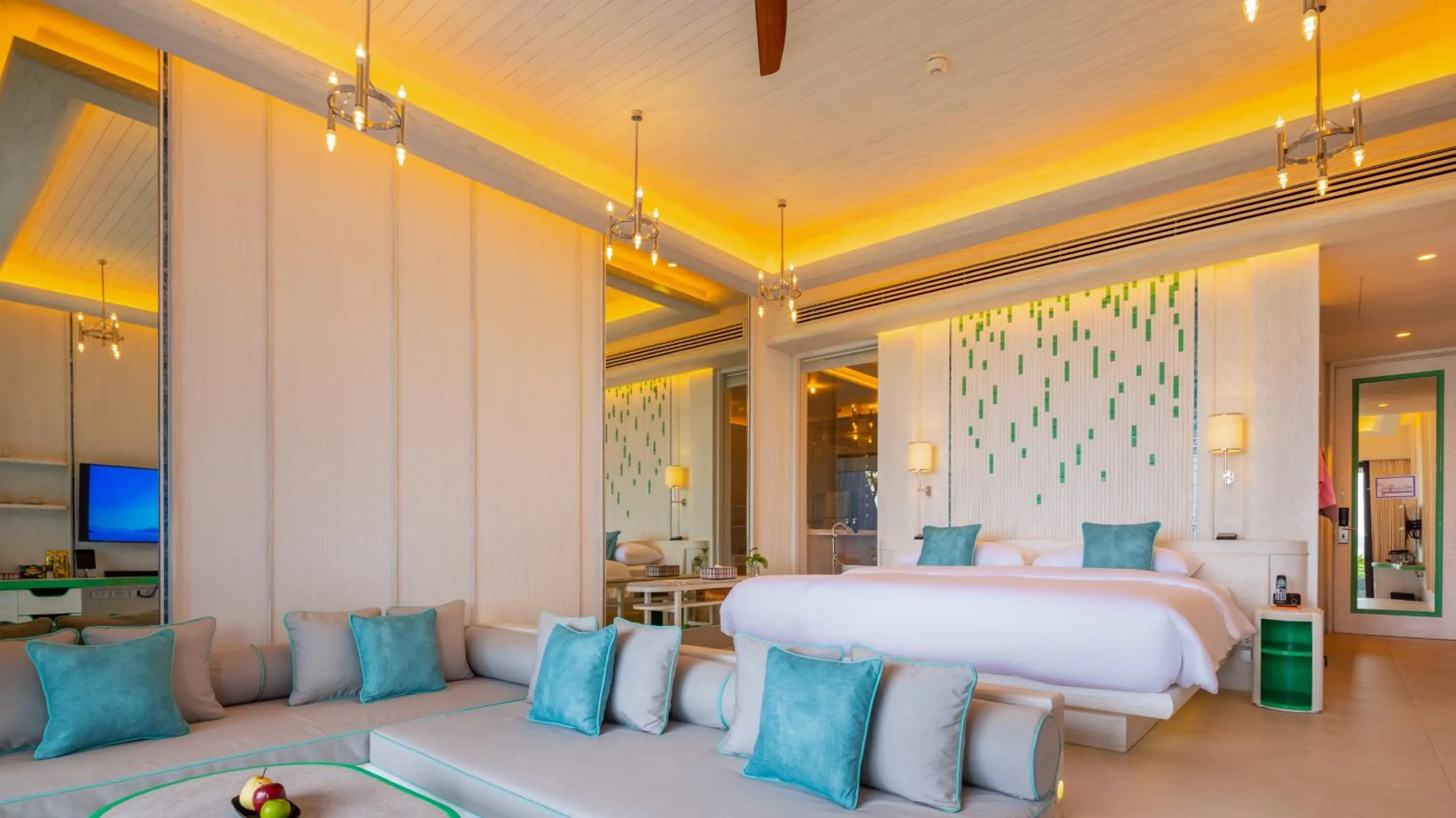 Bed in Sri Panwa Phuket Luxury Pool Villa Hotel - SHA Plus