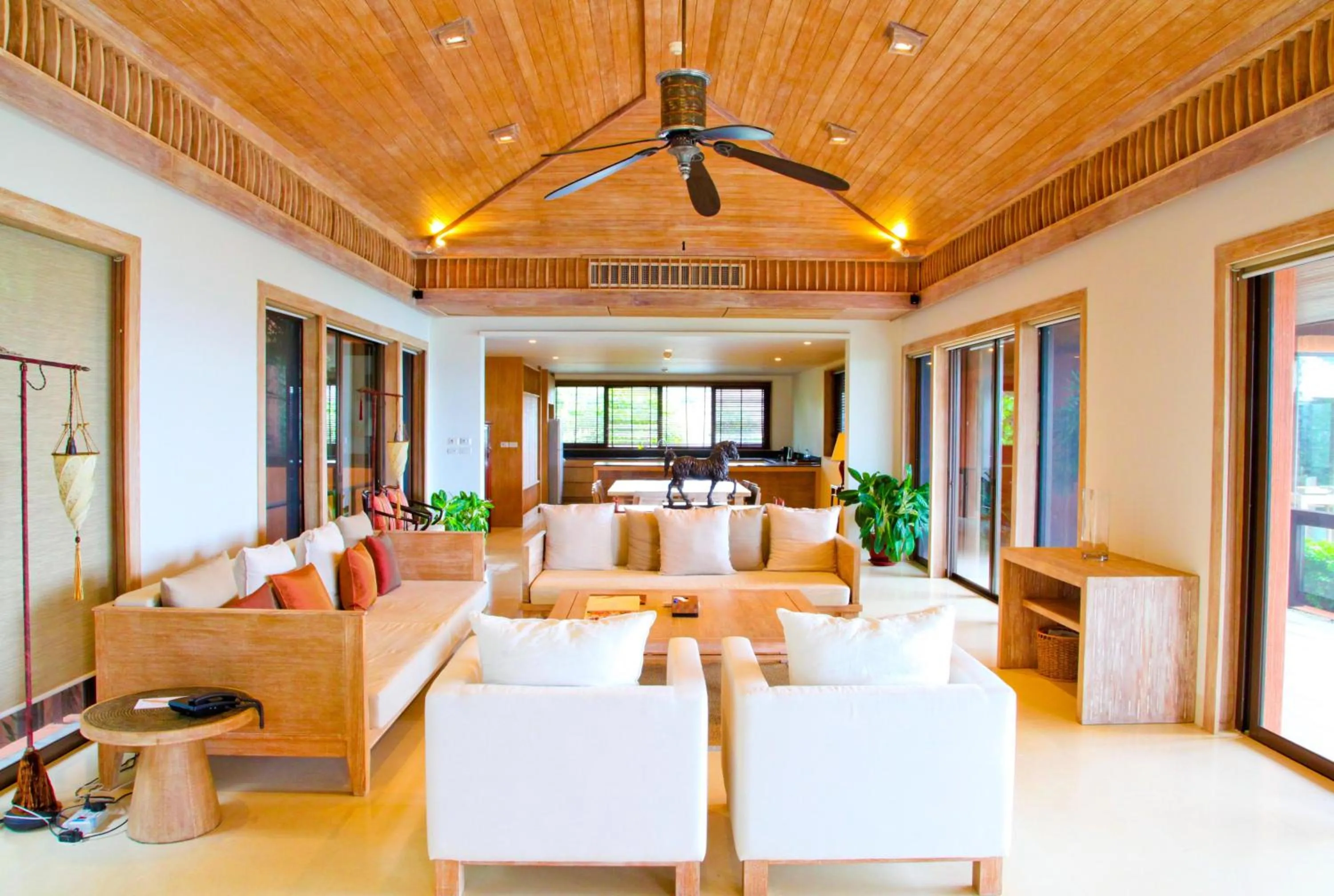 Living room in Sri Panwa Phuket Luxury Pool Villa Hotel - SHA Plus