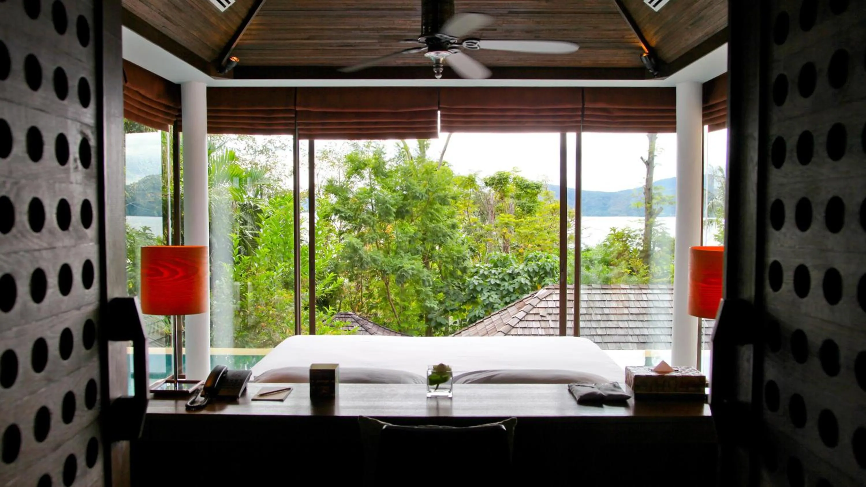 Bed in Sri Panwa Phuket Luxury Pool Villa Hotel - SHA Plus