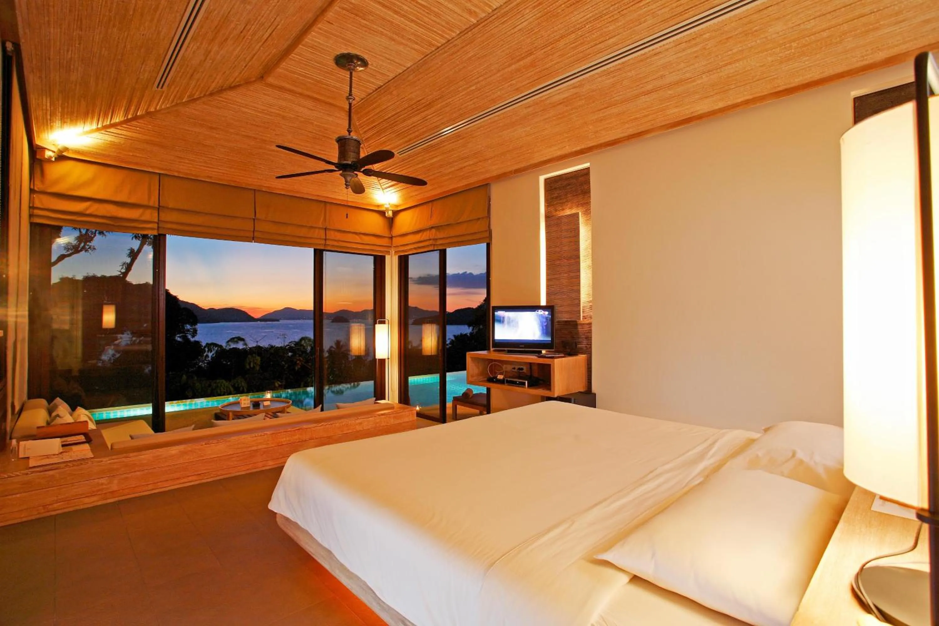 Bed in Sri Panwa Phuket Luxury Pool Villa Hotel - SHA Plus