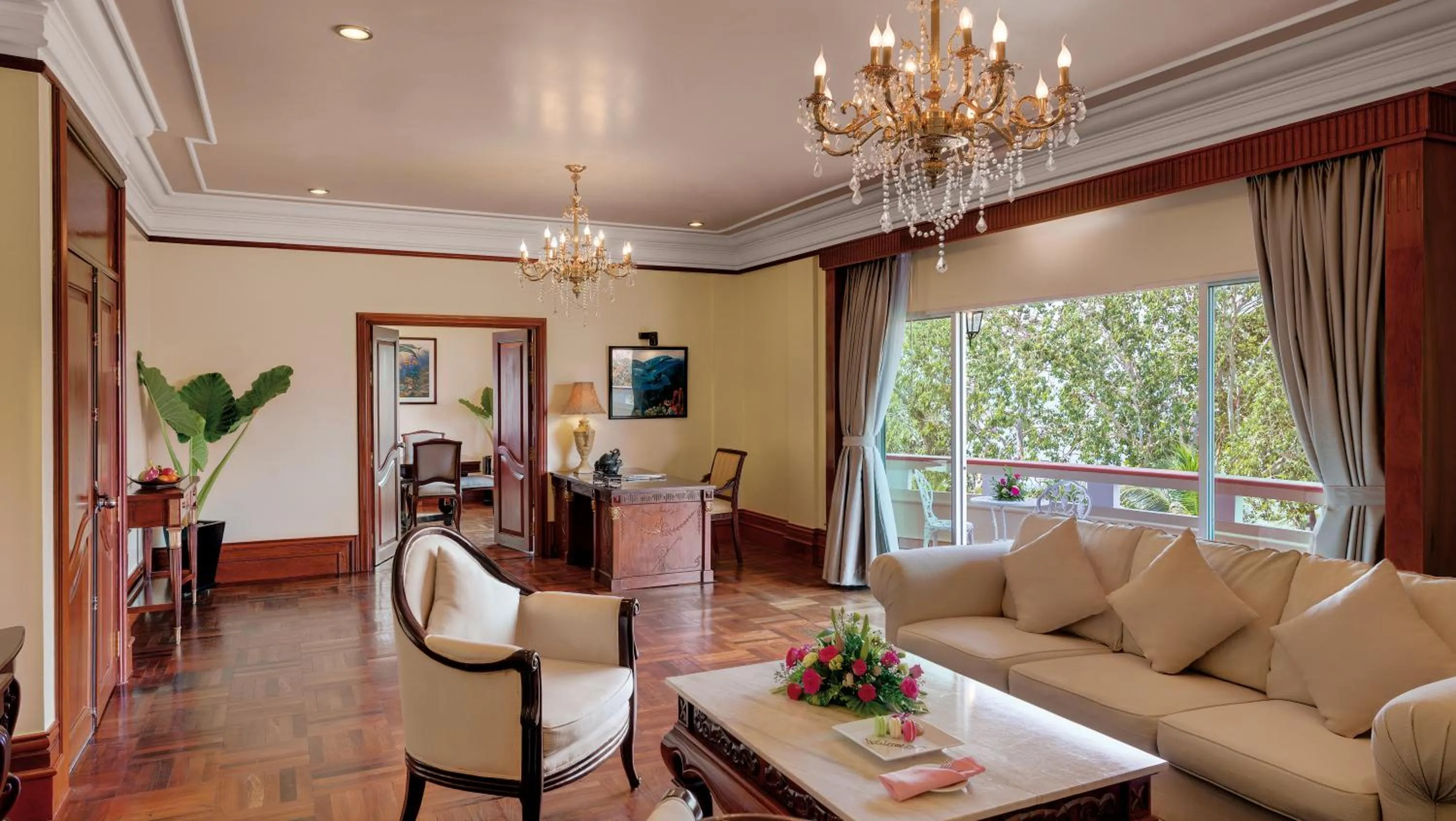 Living room in Sokha Beach Resort