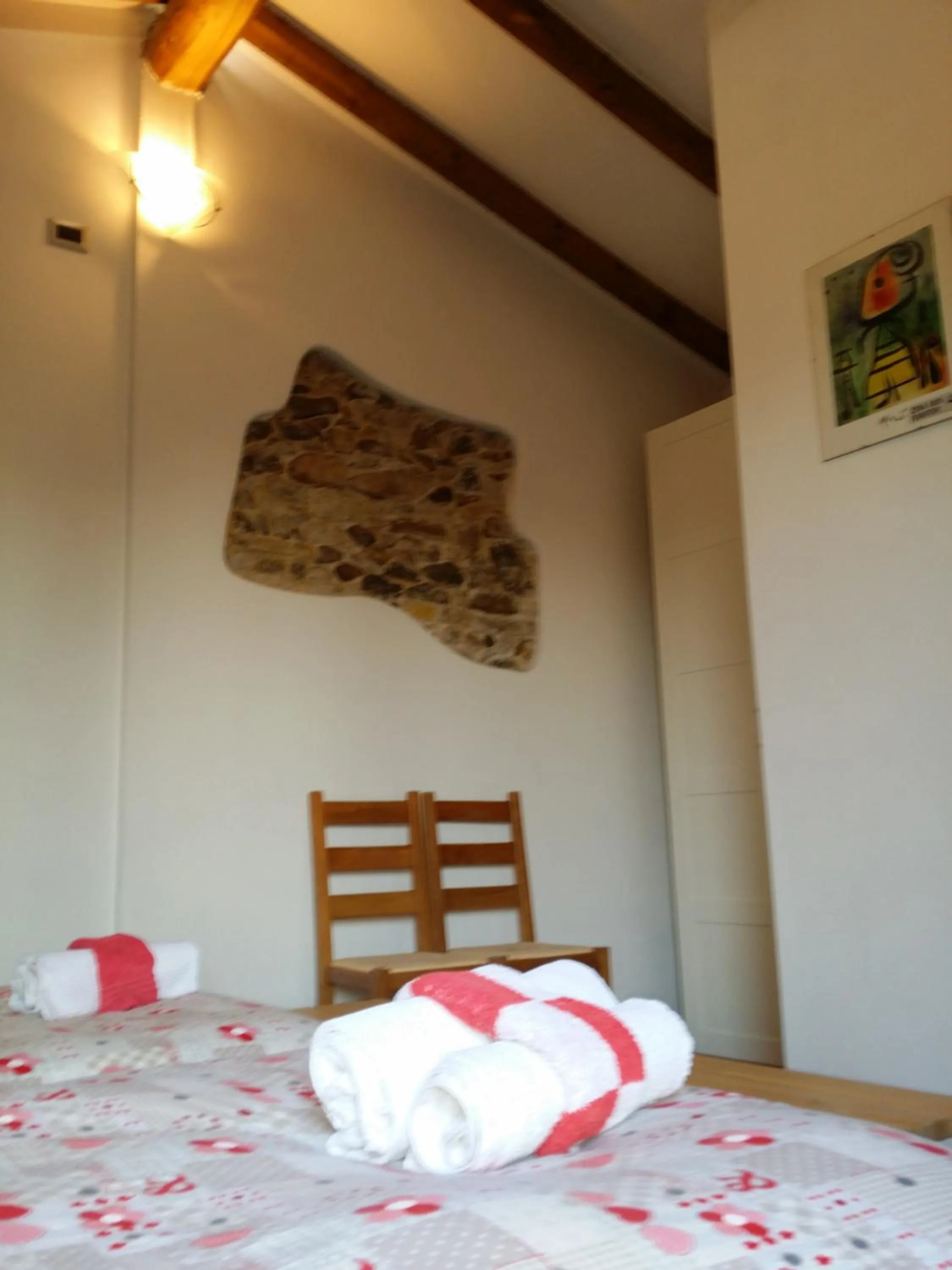 View (from property/room), Bed in R&B Albero Cavo Parma