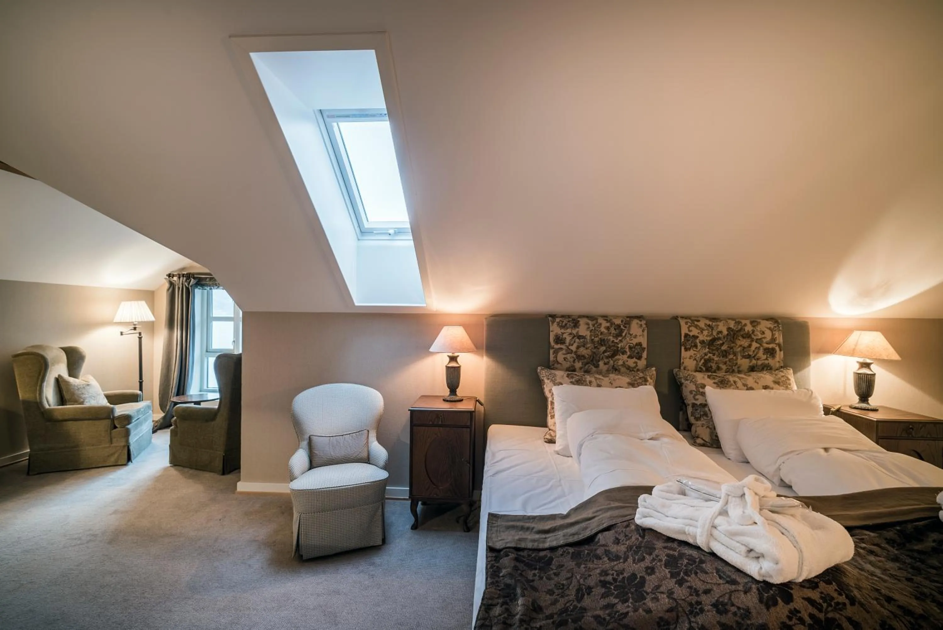 Bedroom, Bed in Angvik Gamle Handelssted - by Classic Norway Hotels