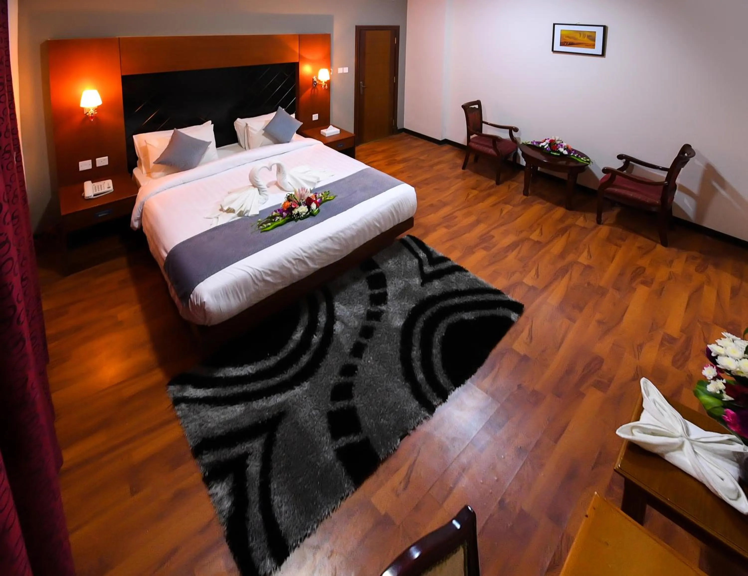 Bed in Sea Diamond Plaza Apartments