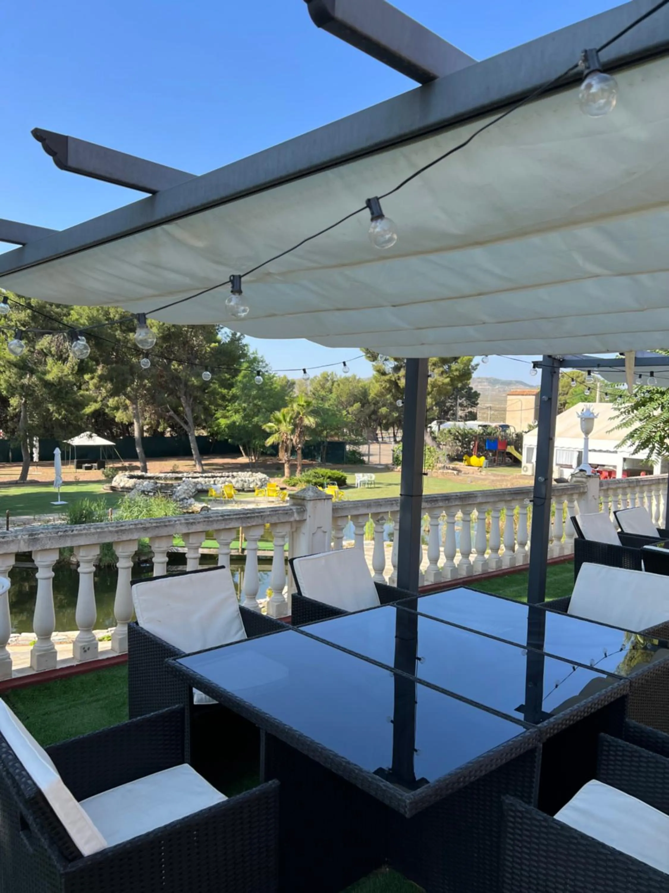 Patio in Hotel El Cisne