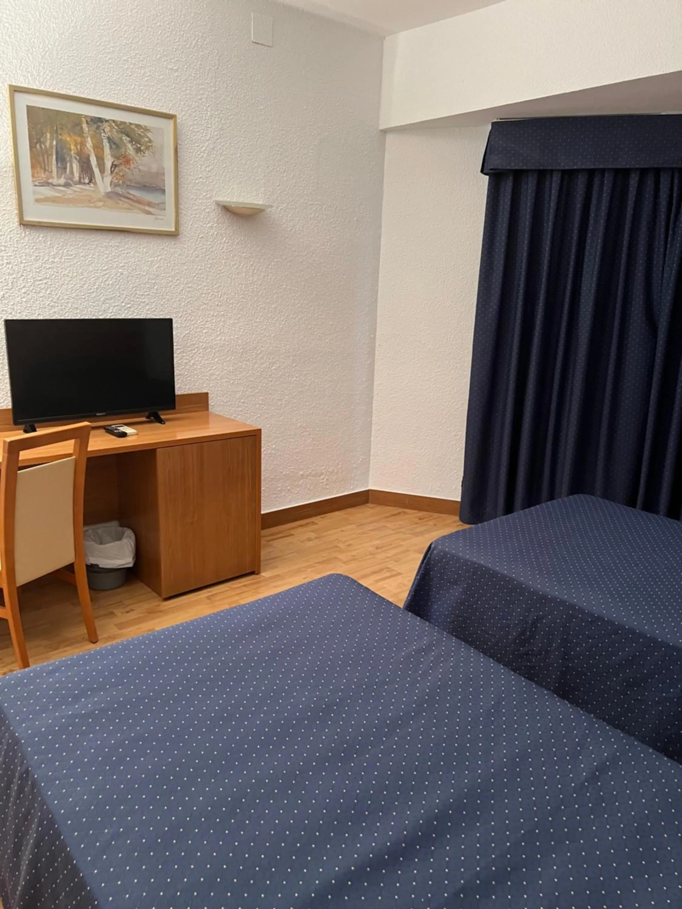 Bed in Hotel El Cisne