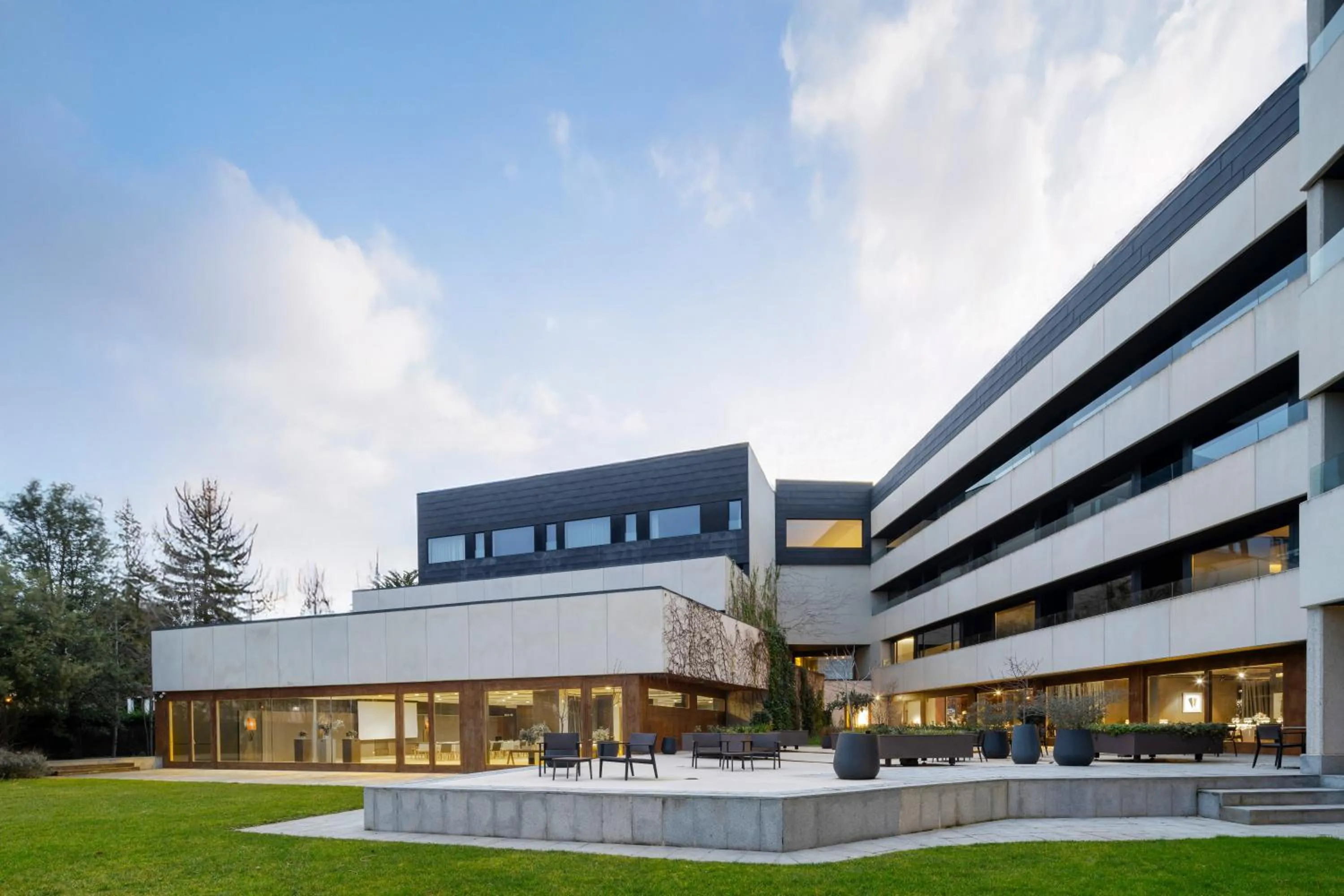 Facade/entrance in Eurostars Pamplona