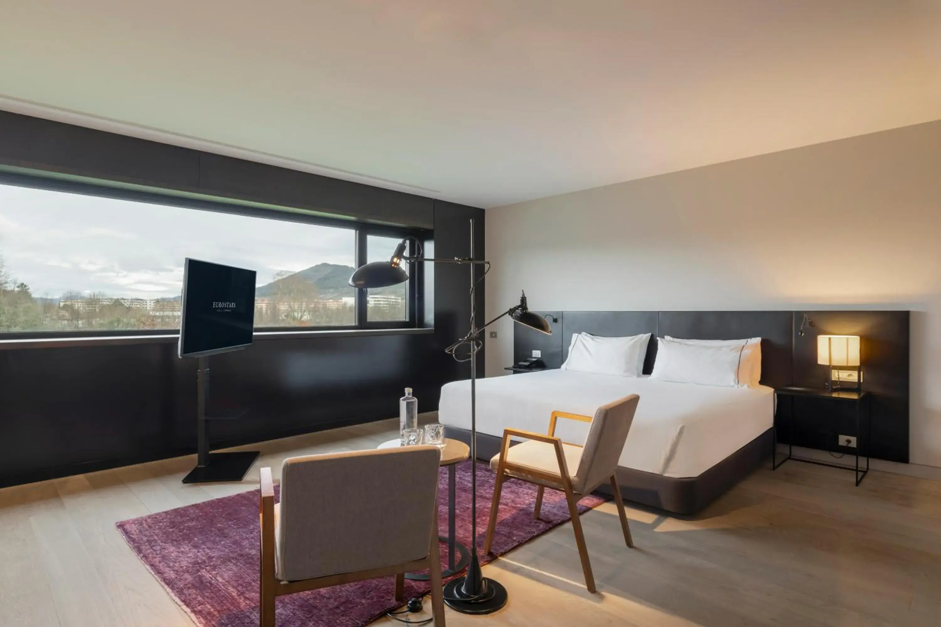 Bed in Eurostars Pamplona Bed in Eurostars Pamplona