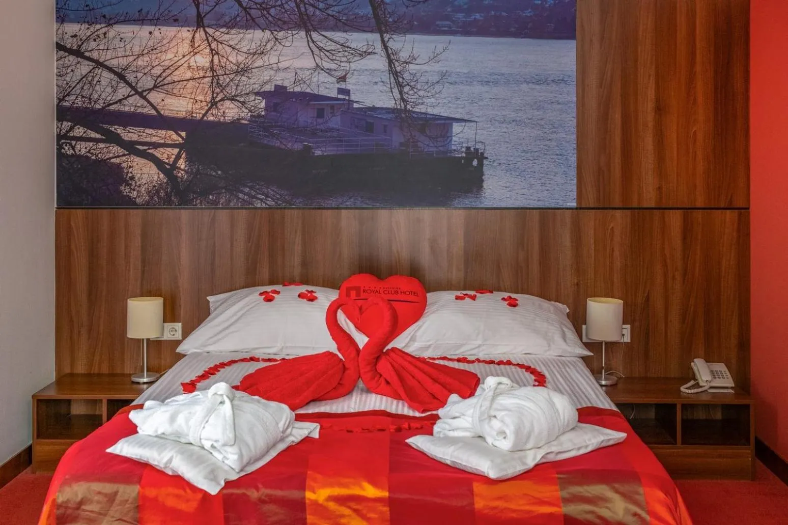 Bed in Royal Club Hotel