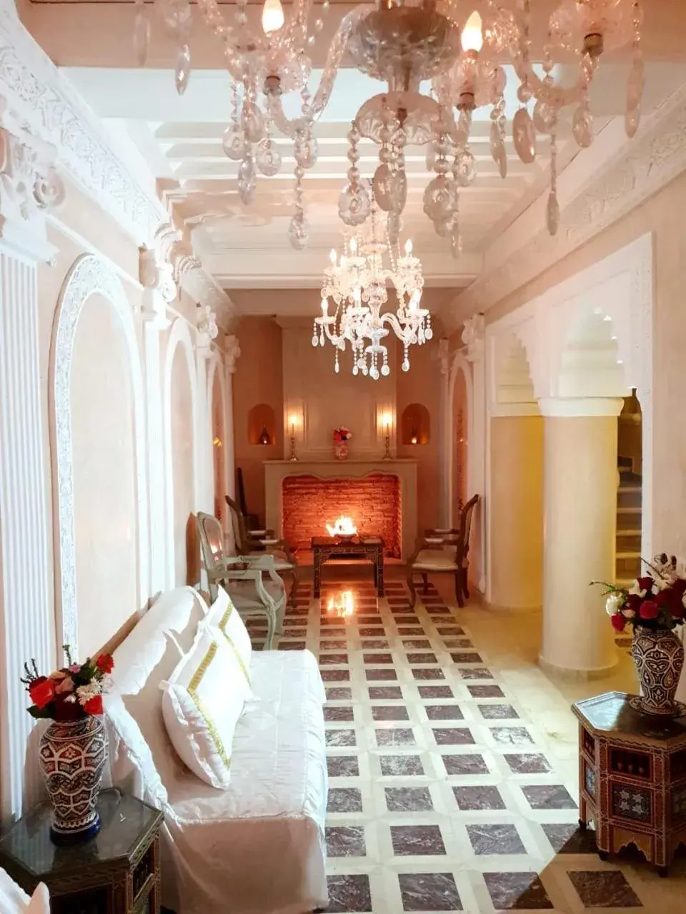 Lobby or reception in Riad Palais Des Princesses & Spa Lobby or reception in Riad Palais Des Princesses & Spa