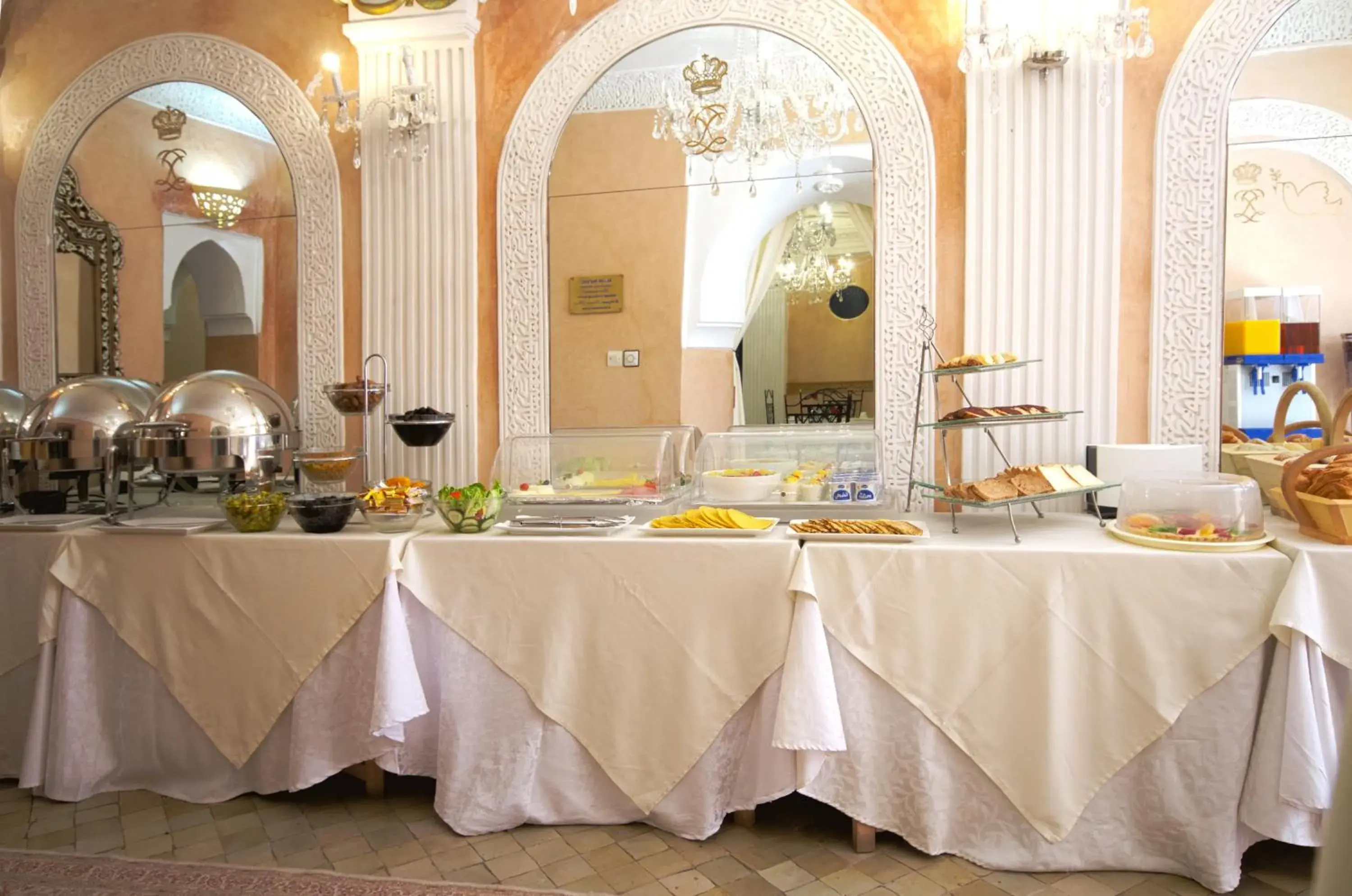Buffet breakfast in Riad Palais Des Princesses & Spa Buffet breakfast in Riad Palais Des Princesses & Spa
