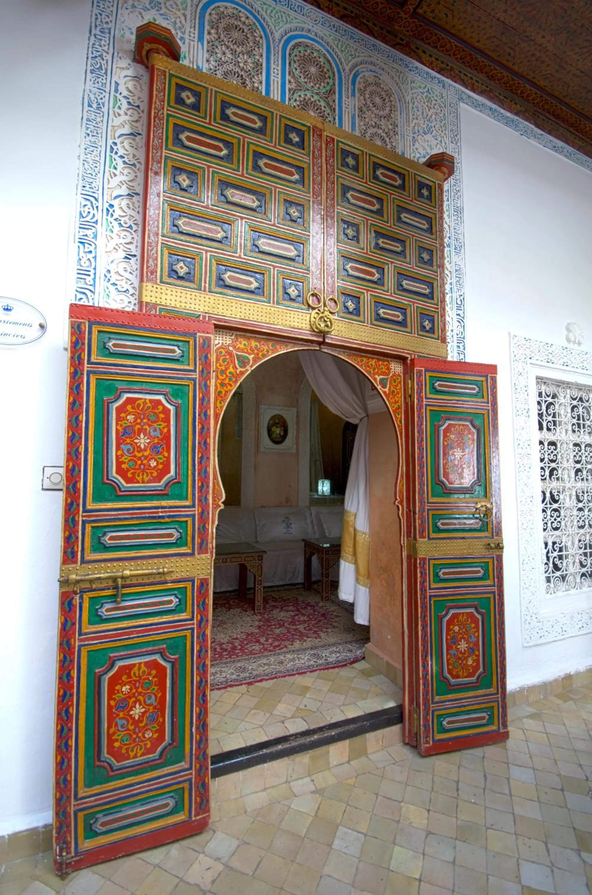 Decorative detail in Riad Palais Des Princesses & Spa