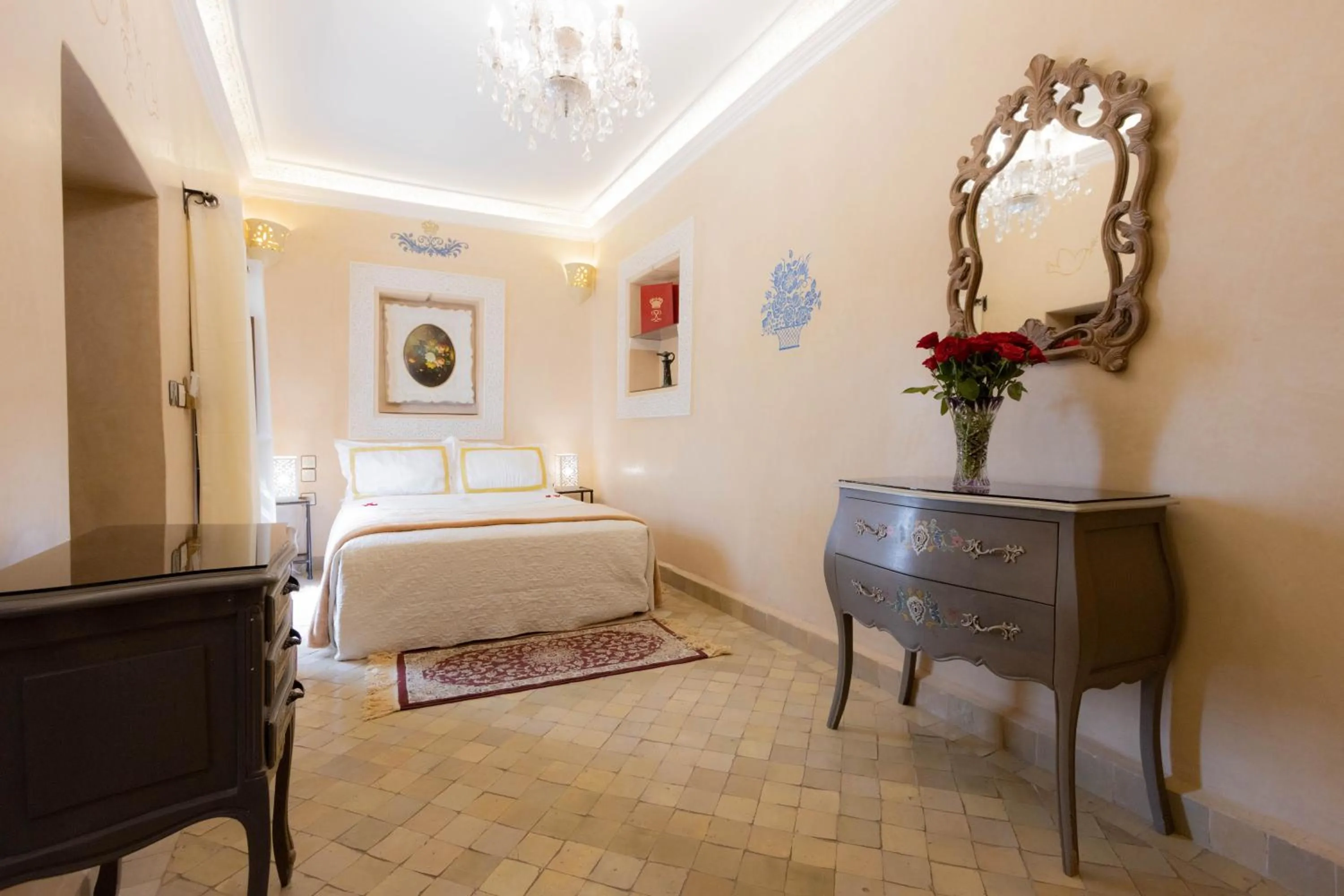 Photo of the whole room, Bed in Riad Palais Des Princesses & Spa