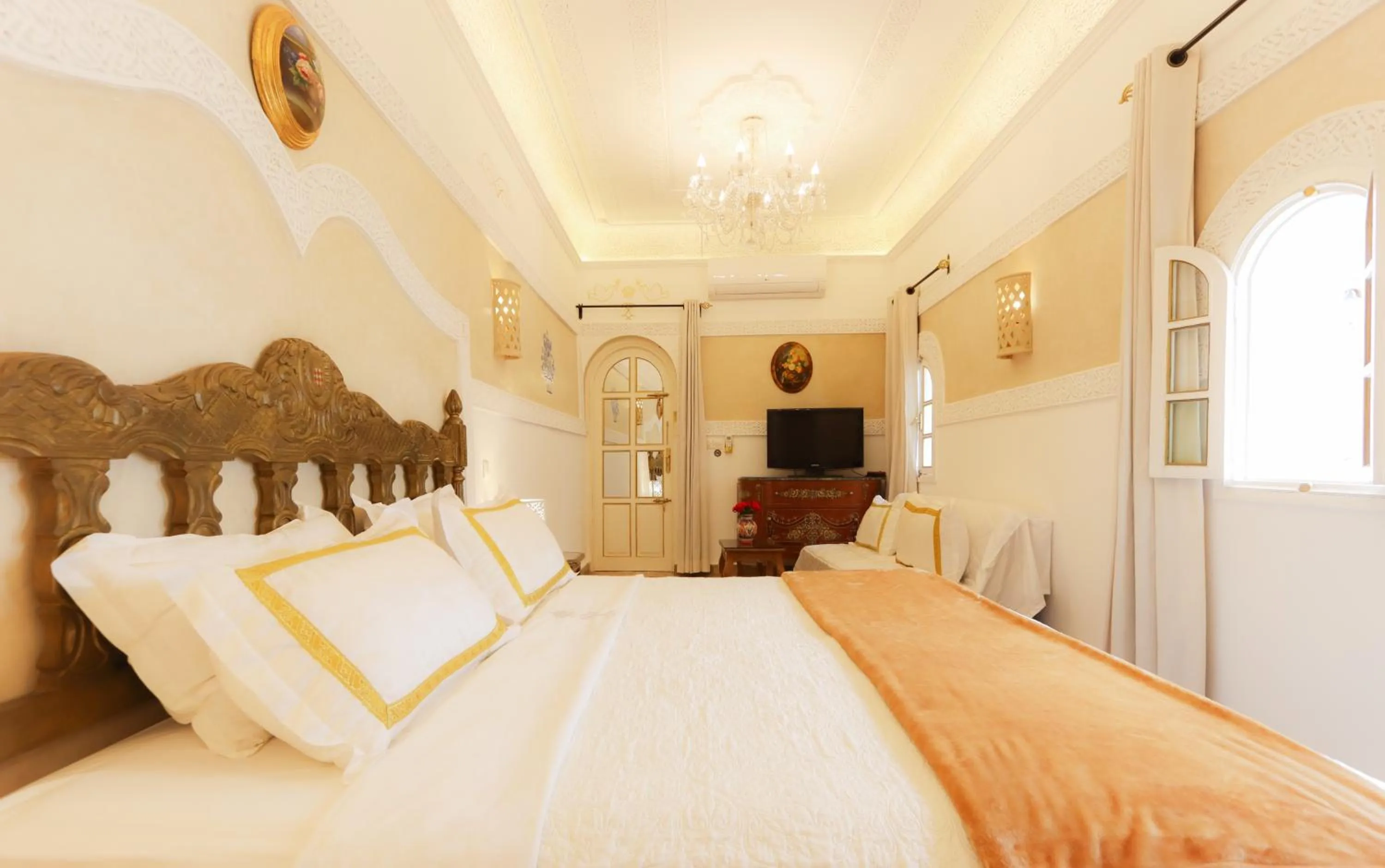 Bedroom, Bed in Riad Palais Des Princesses & Spa