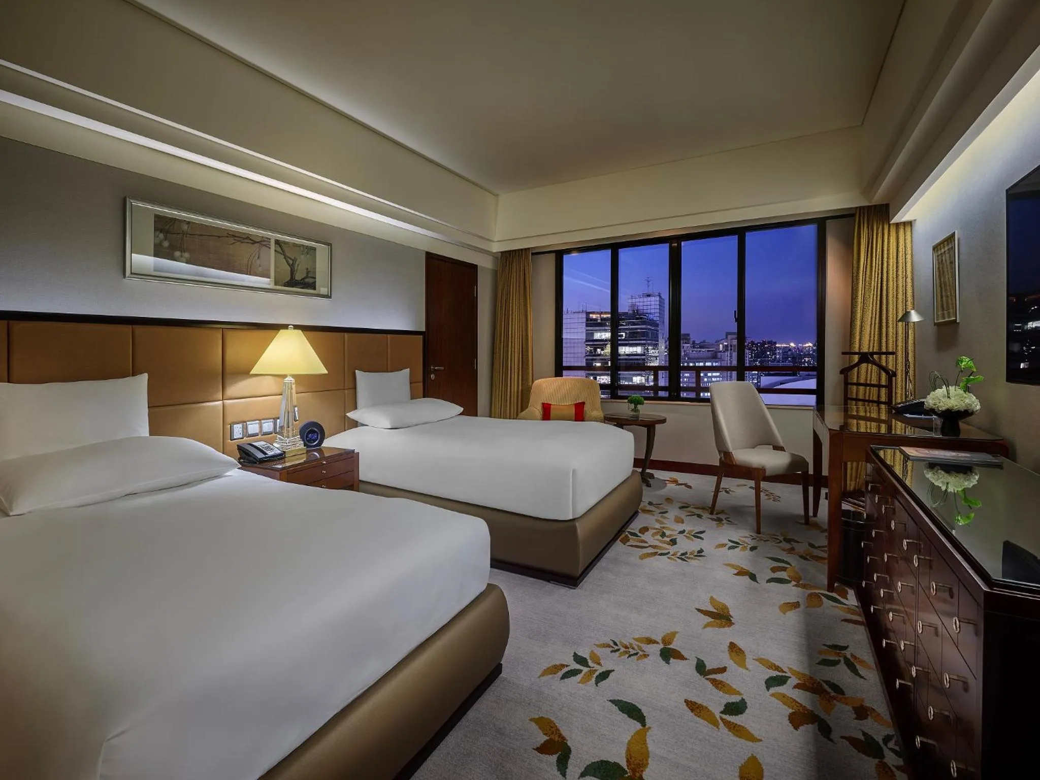 Bed in The Portman Ritz-Carlton Shanghai - Prime Shanghai hub for elite travelers