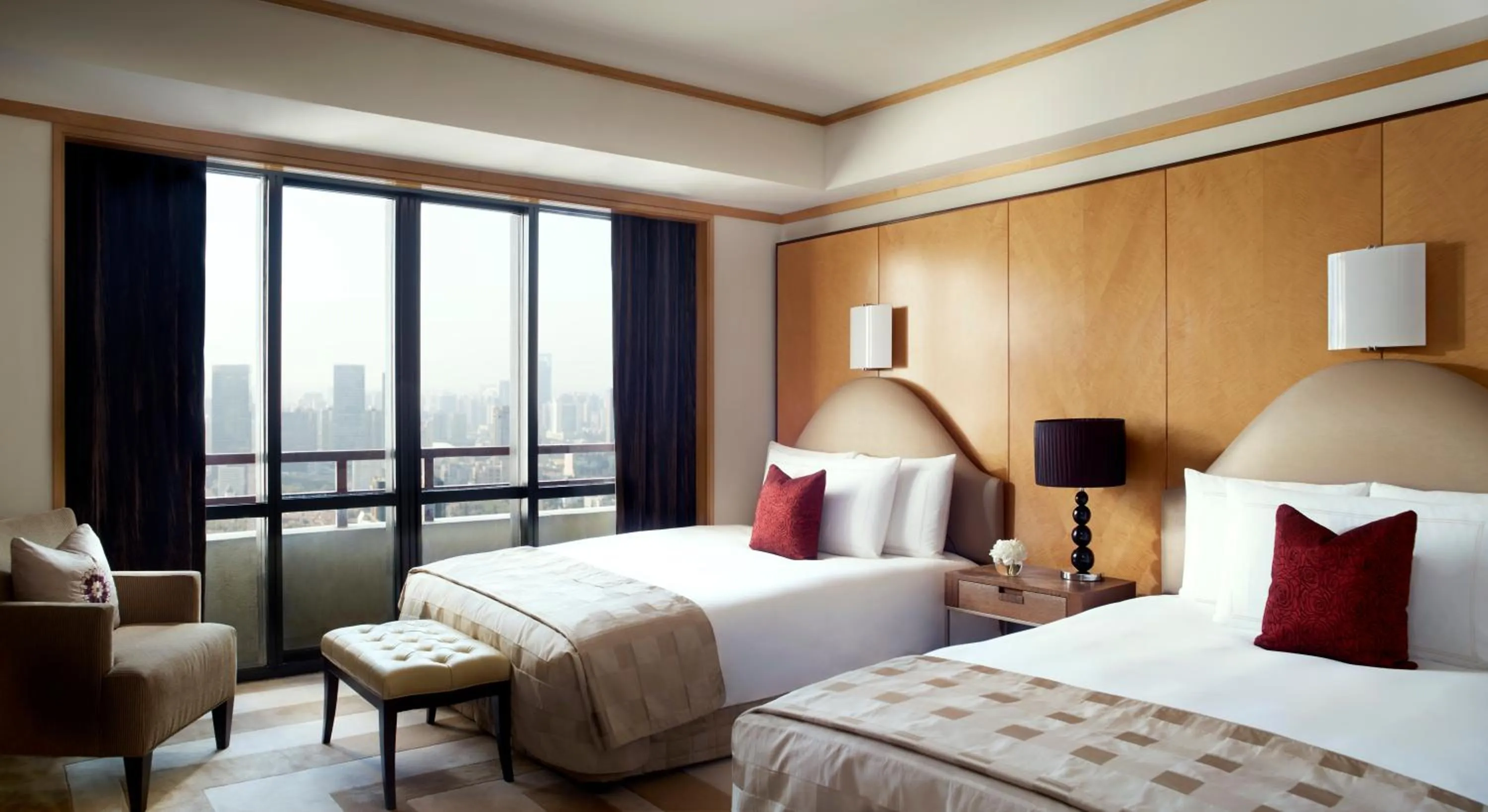 Bedroom, Bed in The Portman Ritz-Carlton Shanghai - Prime Shanghai hub for elite travelers