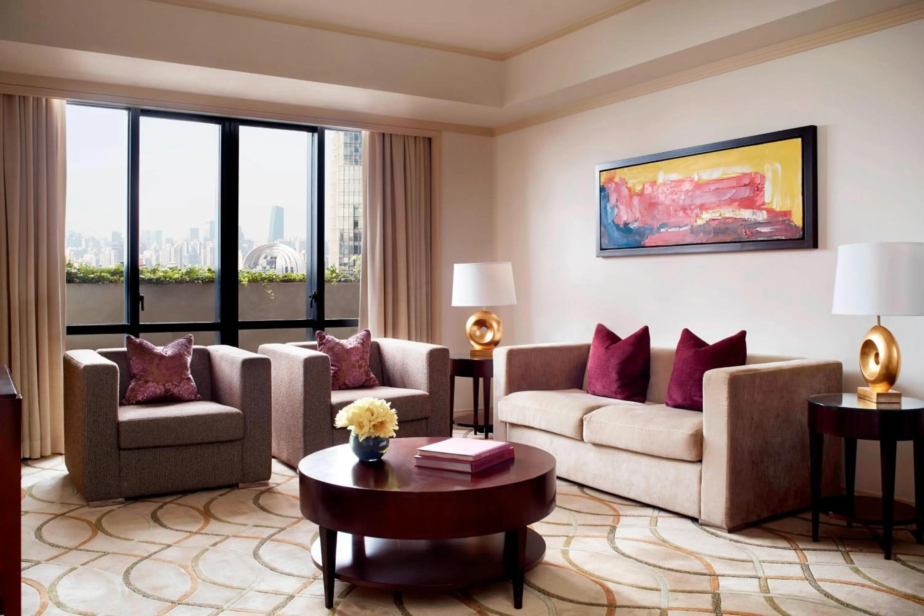 Living room in The Portman Ritz-Carlton Shanghai - Prime Shanghai hub for elite travelers