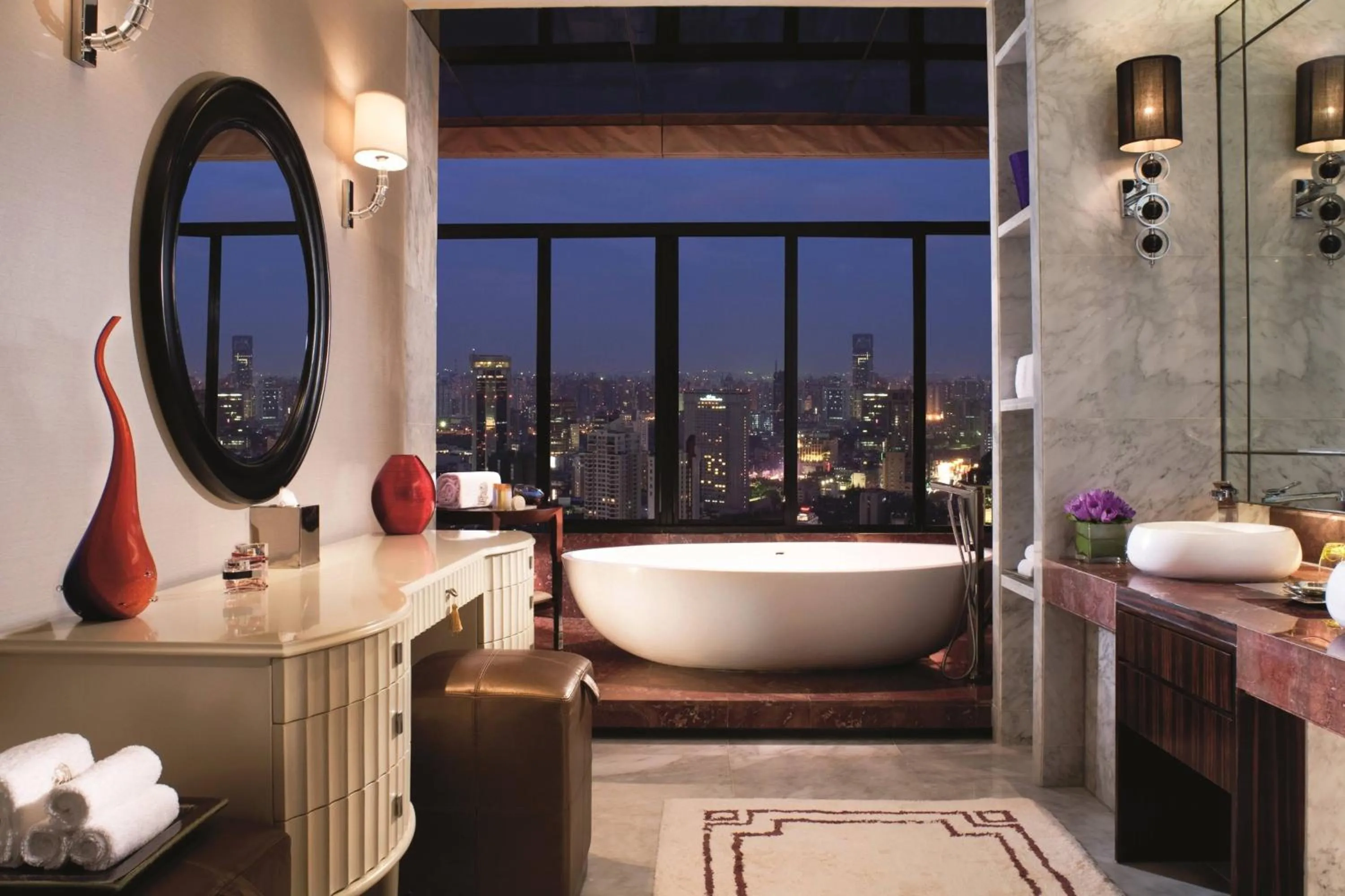 Bathroom in The Portman Ritz-Carlton Shanghai - Prime Shanghai hub for elite travelers