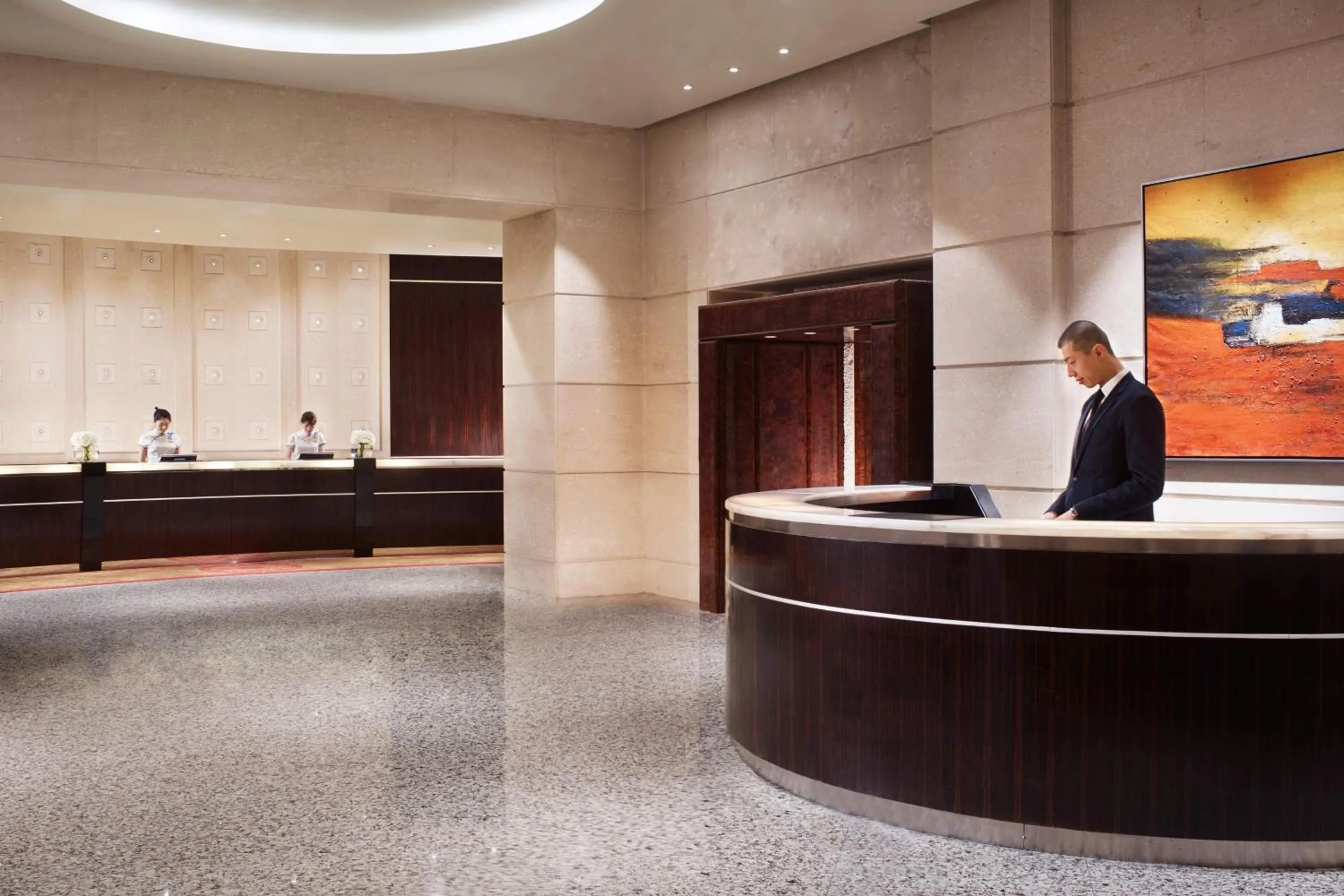Lobby or reception in The Portman Ritz-Carlton Shanghai - Prime Shanghai hub for elite travelers
