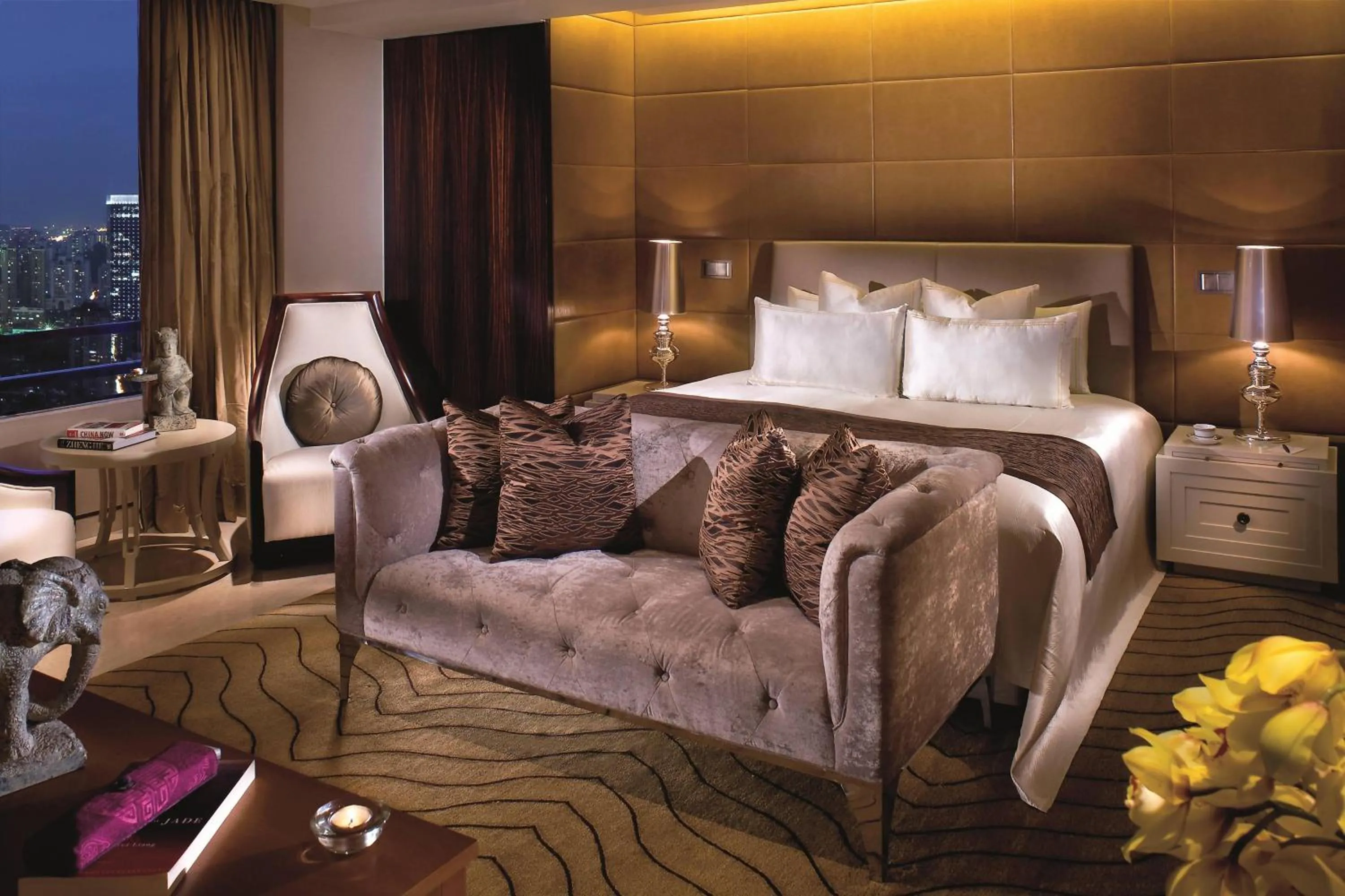 Bedroom, Bed in The Portman Ritz-Carlton Shanghai - Prime Shanghai hub for elite travelers
