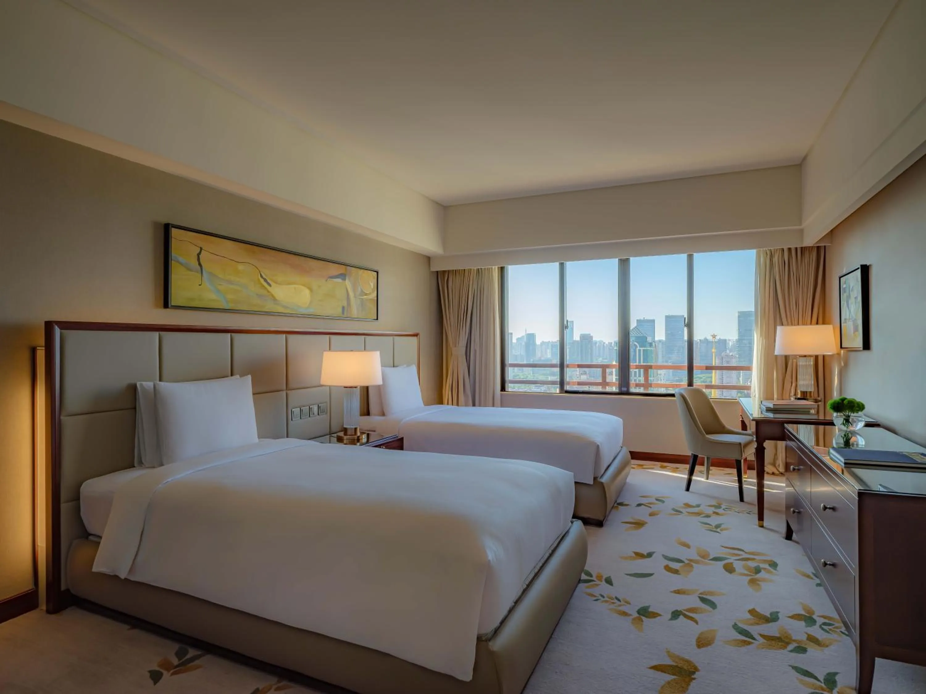 Bedroom, Bed in The Portman Ritz-Carlton Shanghai - Prime Shanghai hub for elite travelers