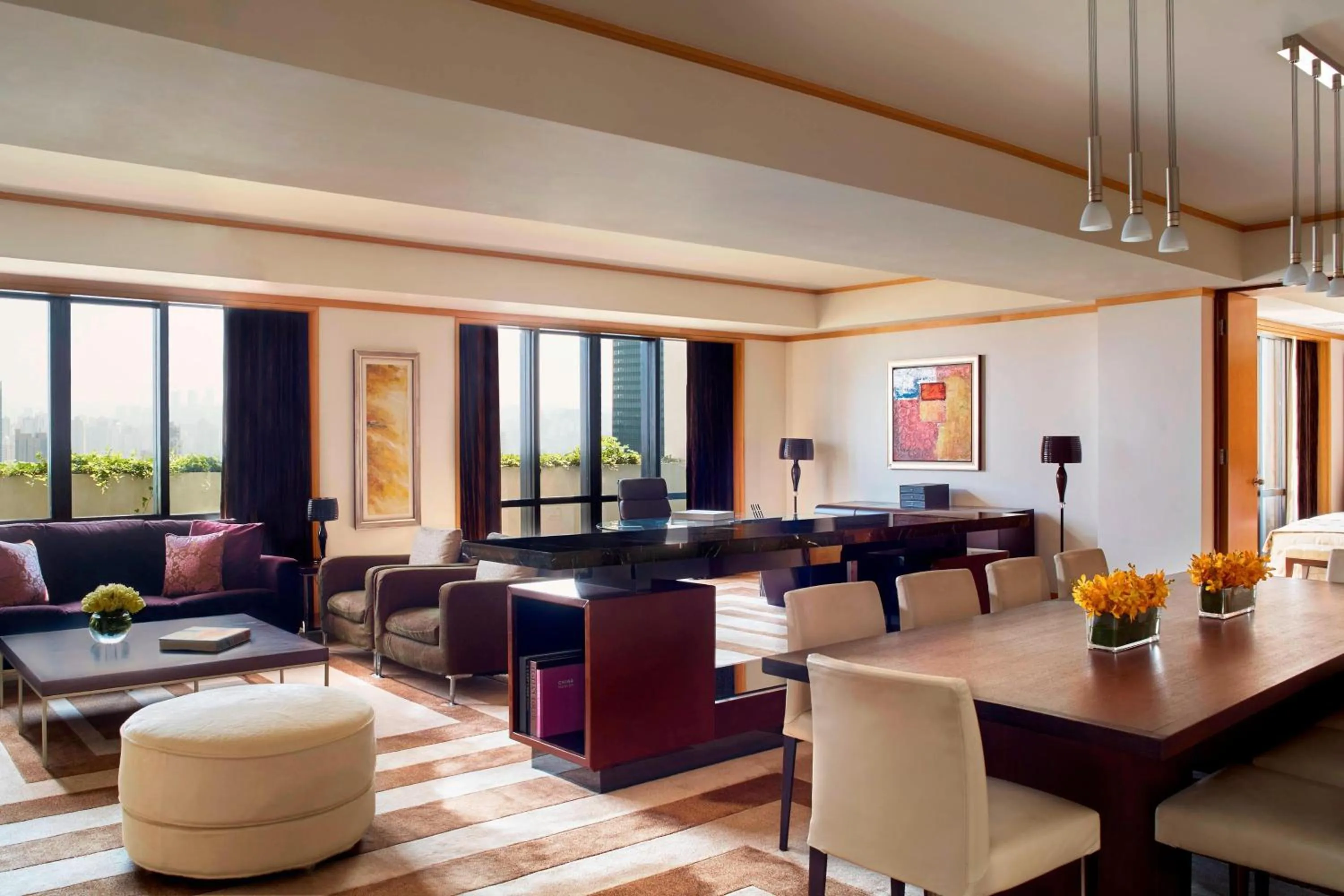 Living room in The Portman Ritz-Carlton Shanghai - Prime Shanghai hub for elite travelers