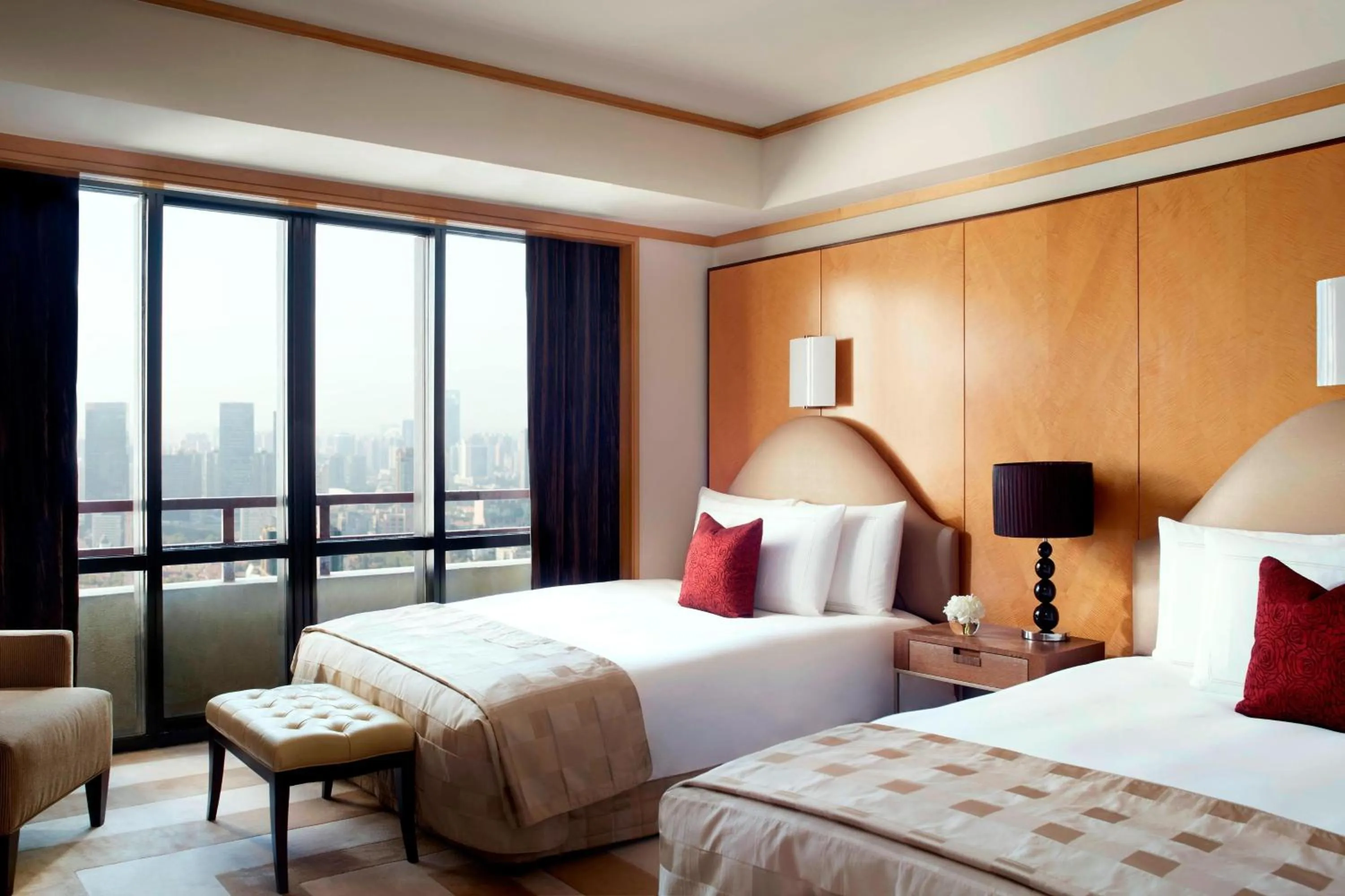 Bedroom, Bed in The Portman Ritz-Carlton Shanghai - Prime Shanghai hub for elite travelers