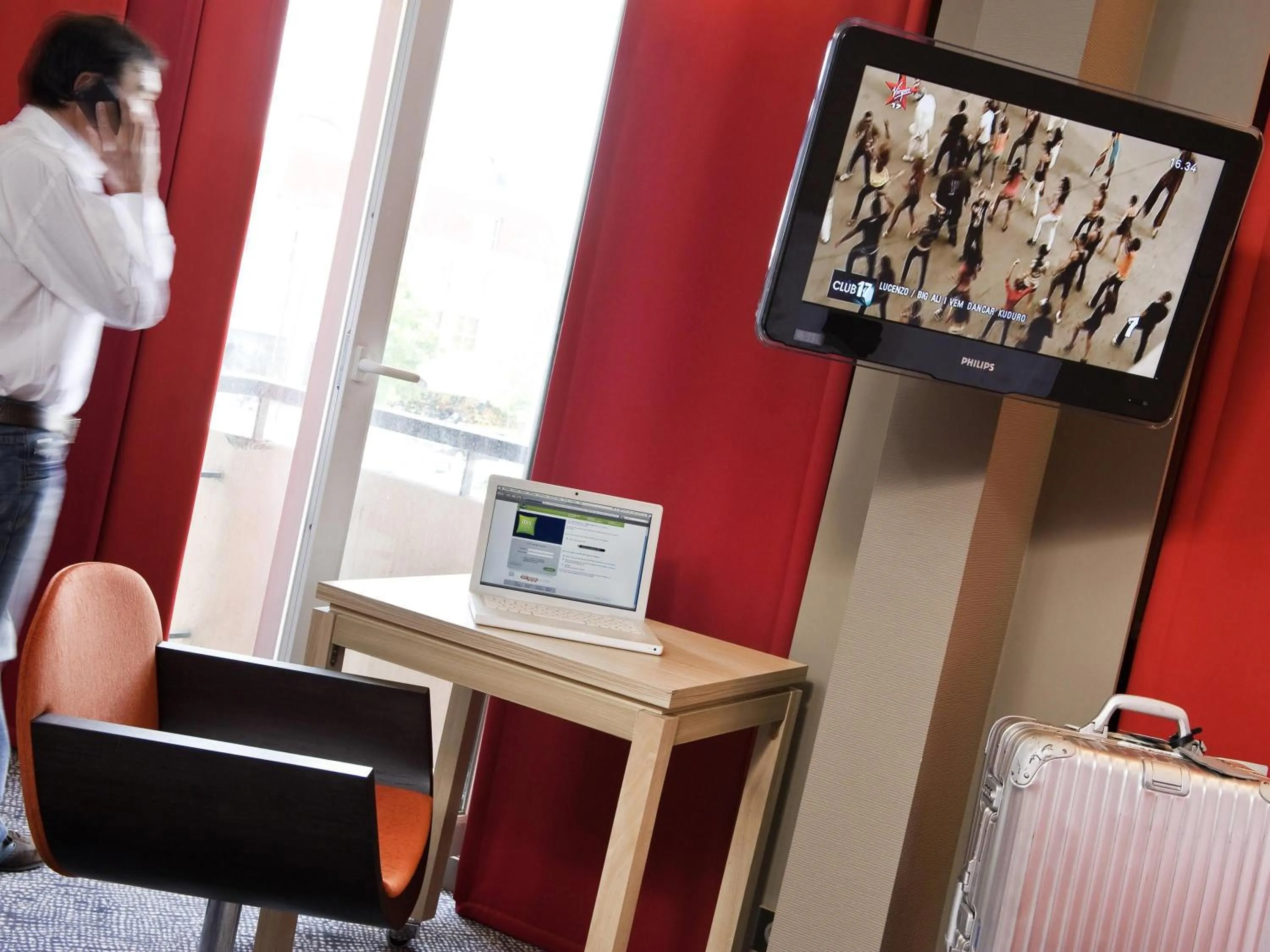 Bedroom in ibis Styles Saint Dizier