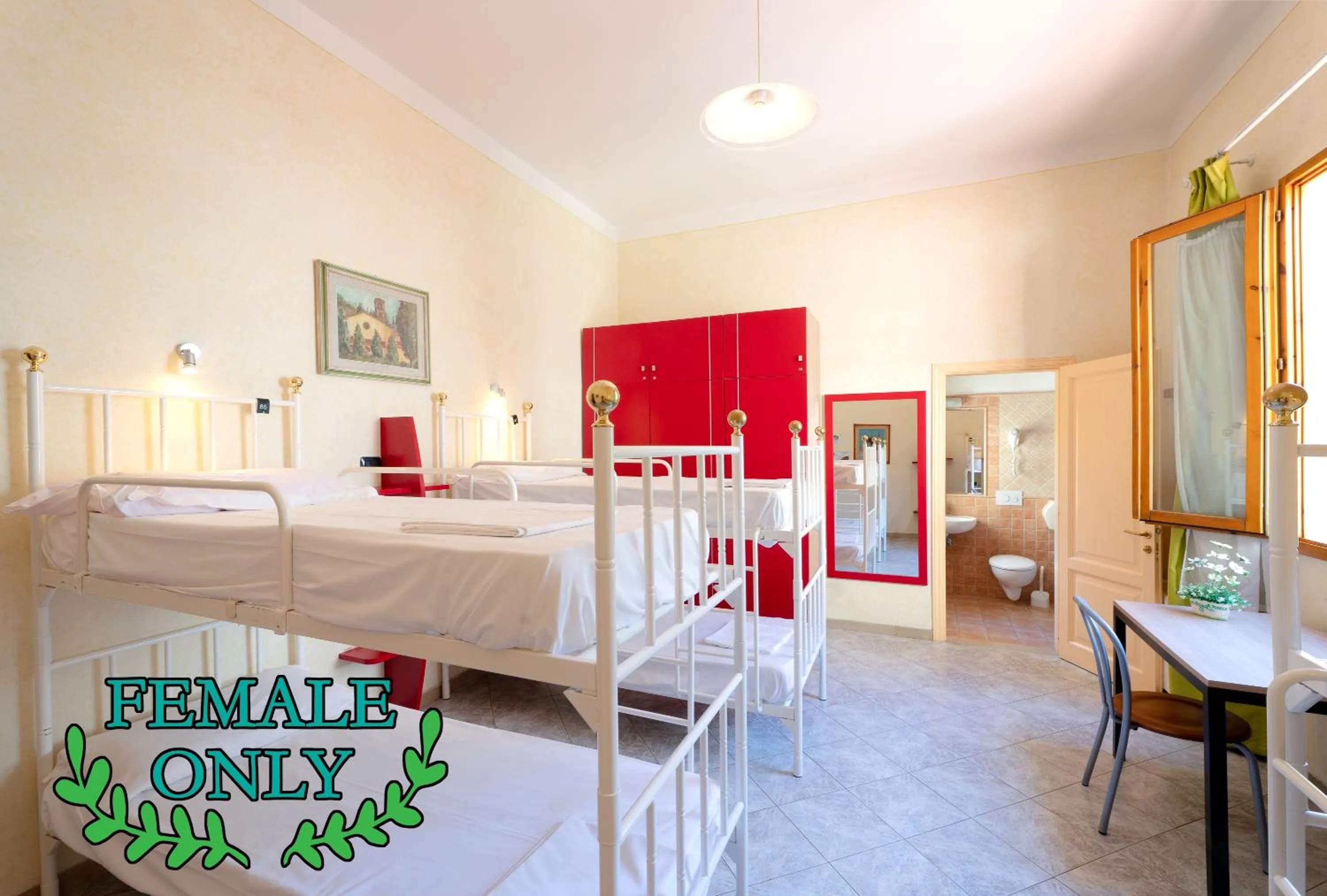 Bedroom, Bed in Hostel Archi Rossi