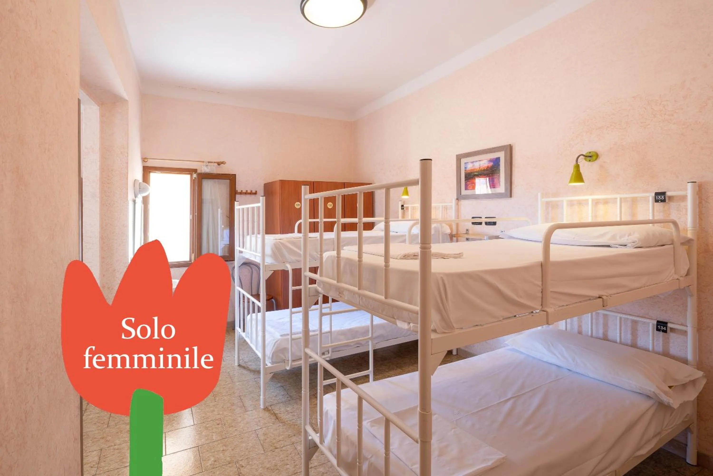 Bedroom, Bed in Hostel Archi Rossi