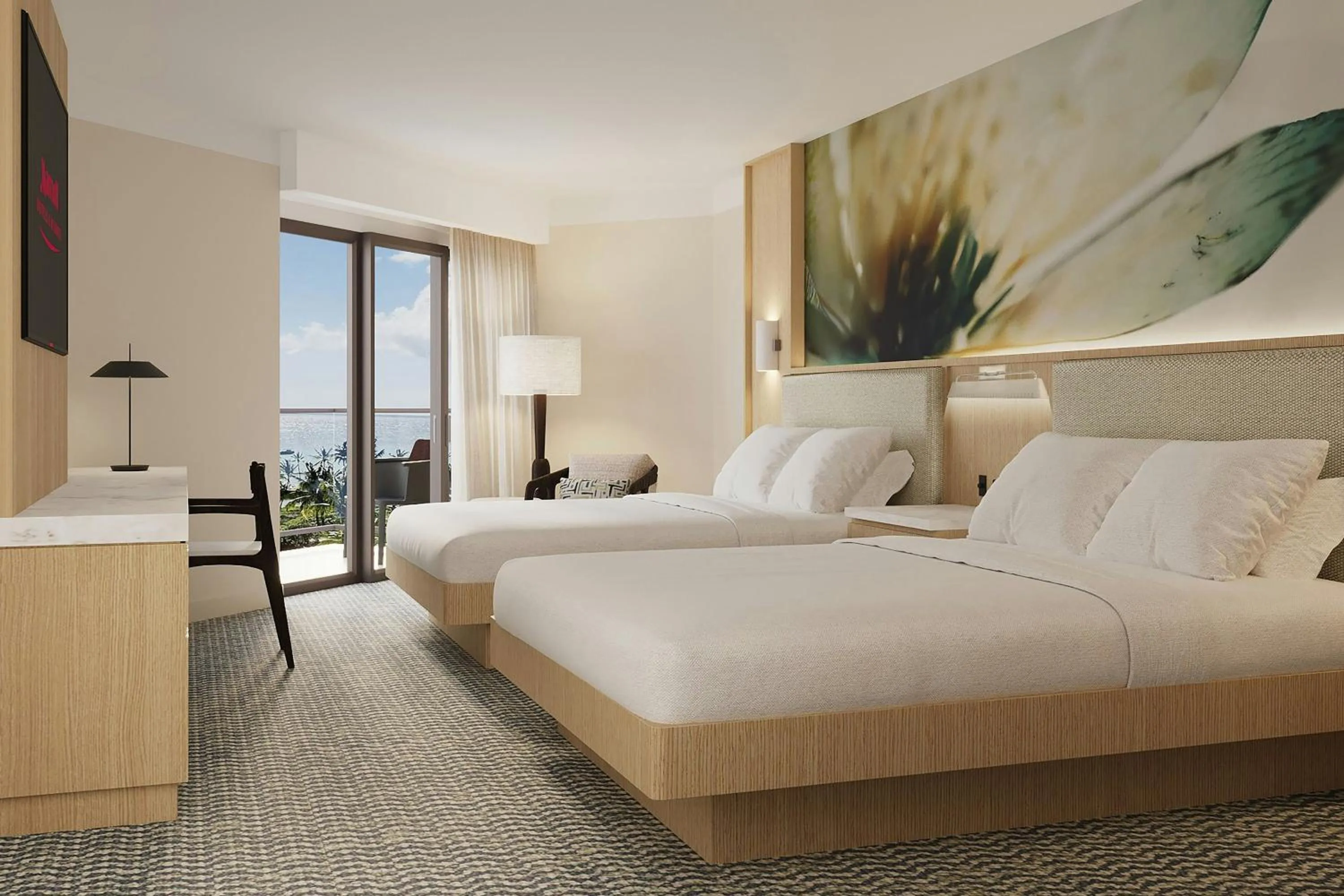 Photo of the whole room, Bed in Waikoloa Beach Marriott Resort & Spa