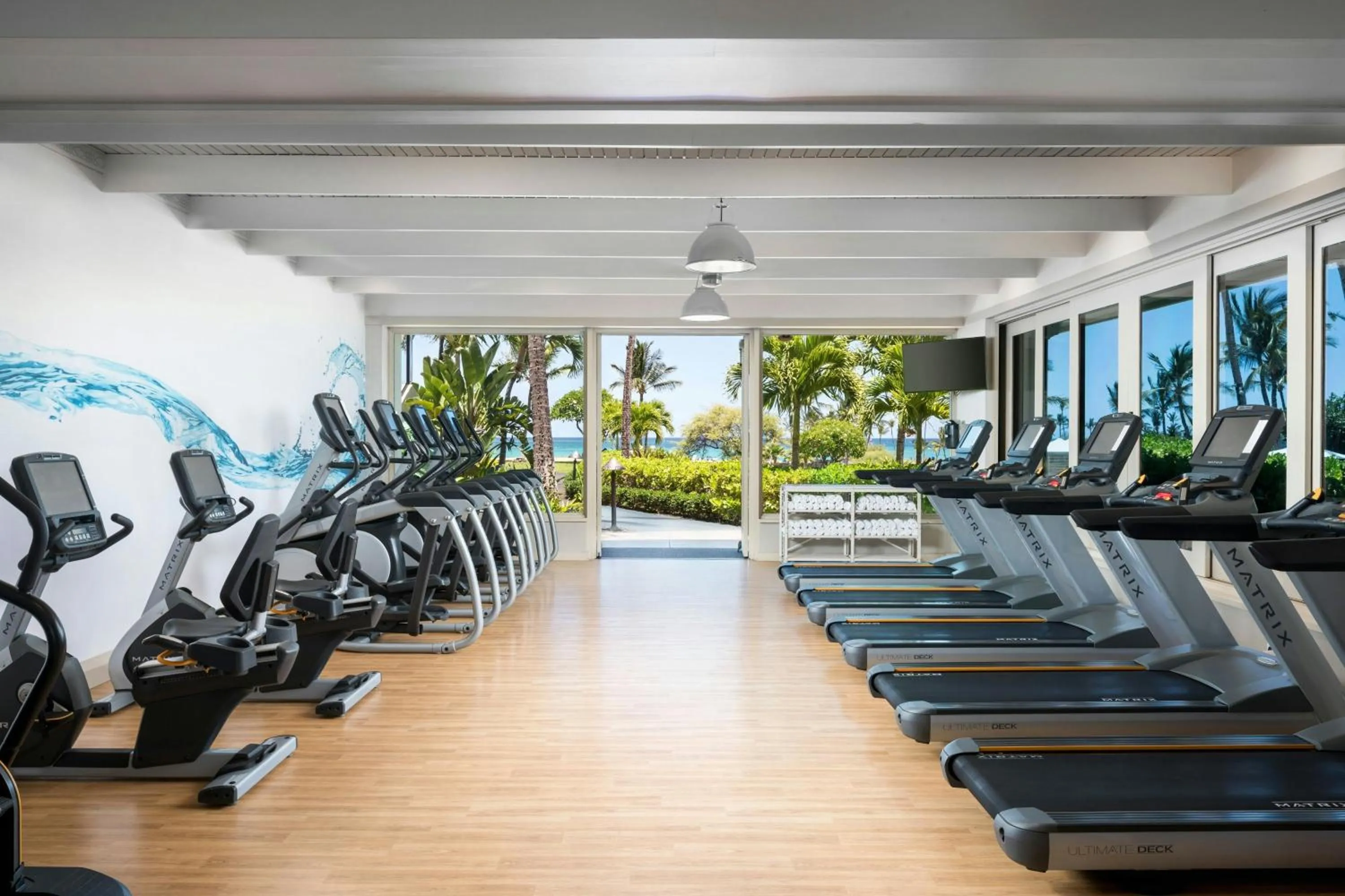 Fitness centre/facilities in Waikoloa Beach Marriott Resort & Spa
