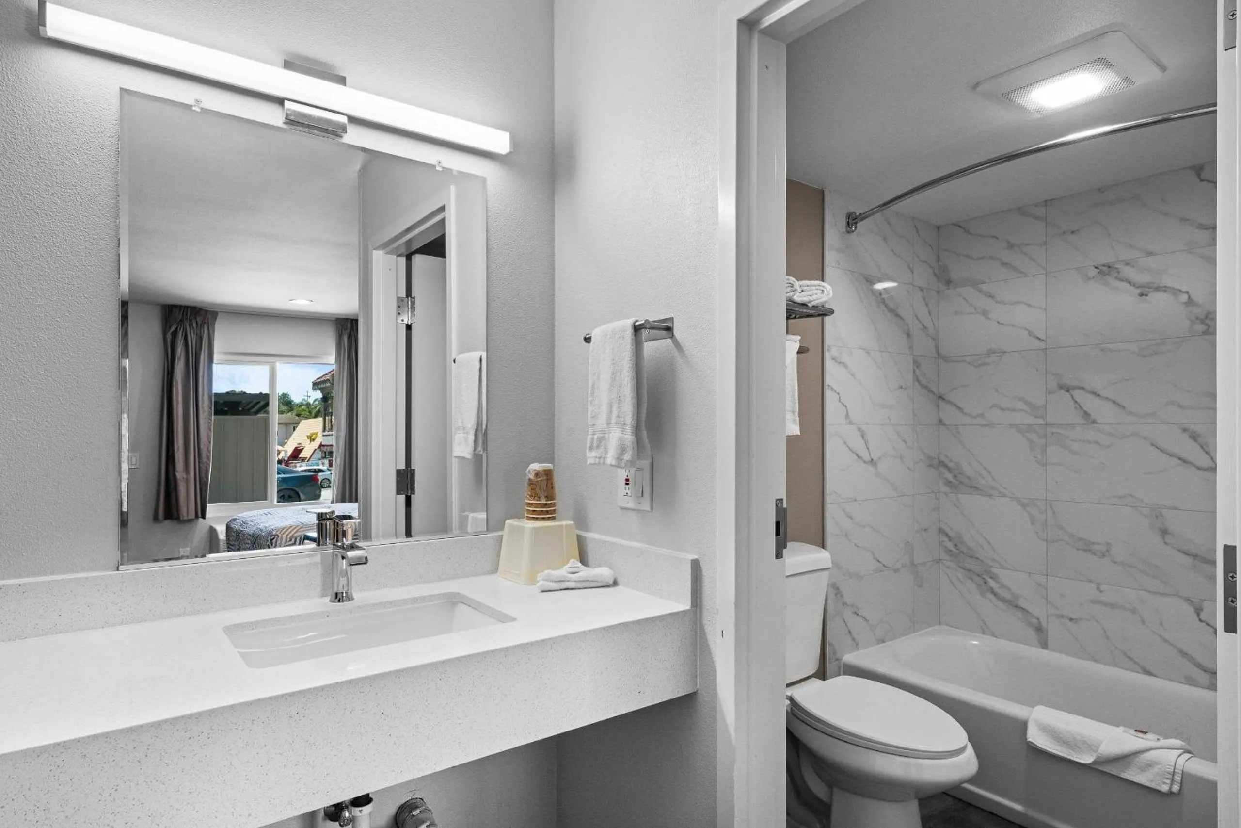 Bathroom in Motel 6-La Mesa, CA